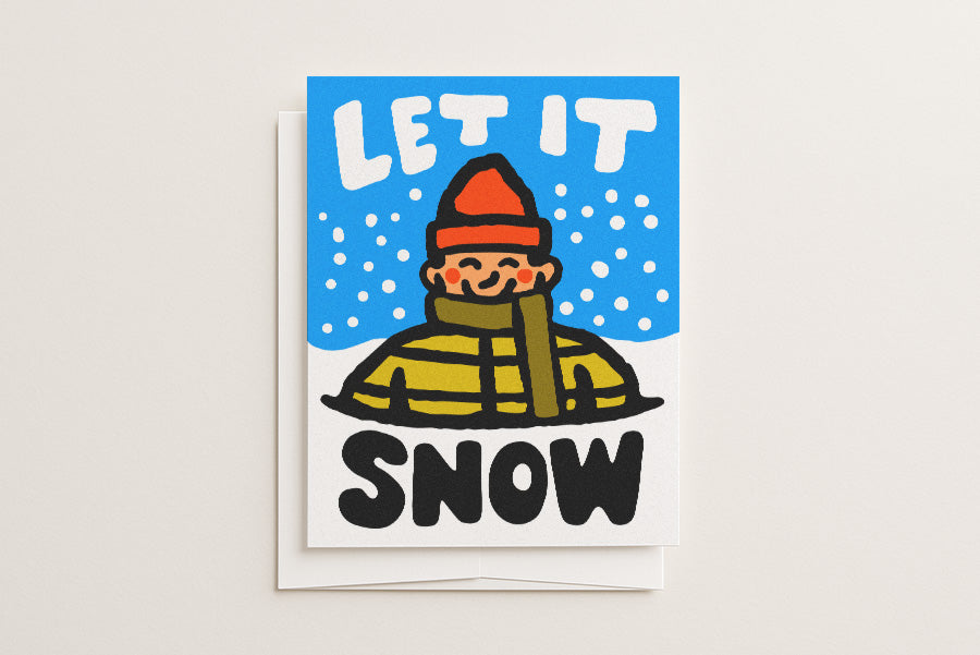 Let It Snow - Blank Card