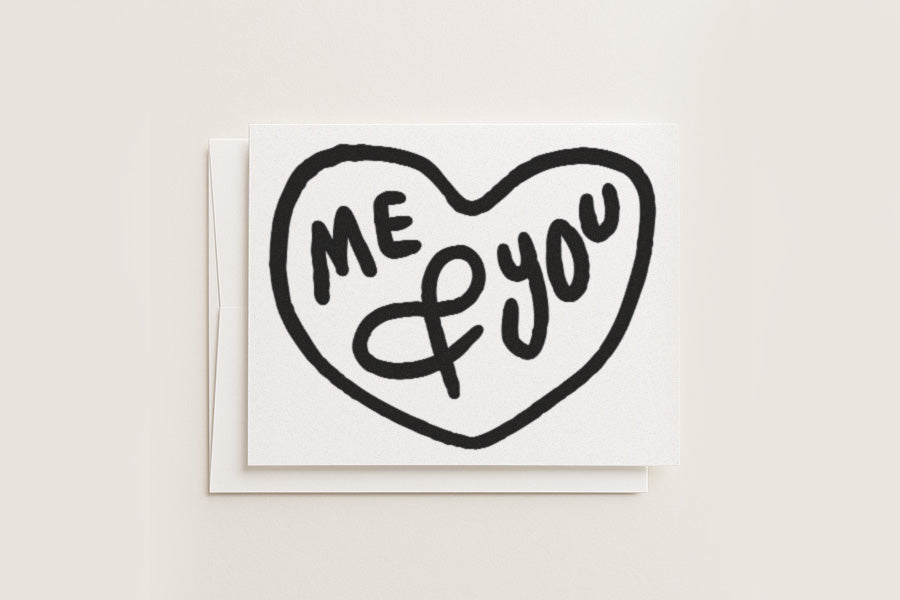 Me & You - Blank Card