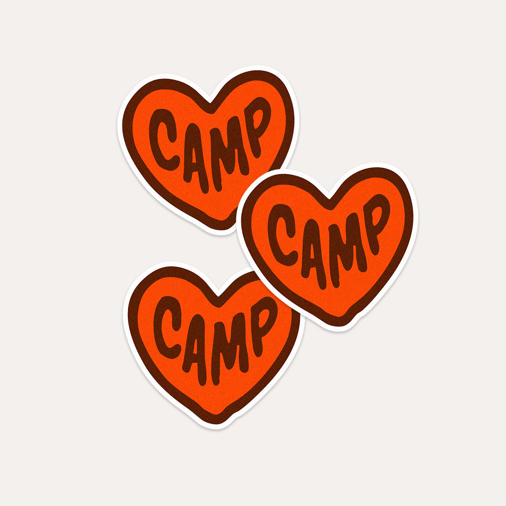CAMP Heart - Vinyl Sticker