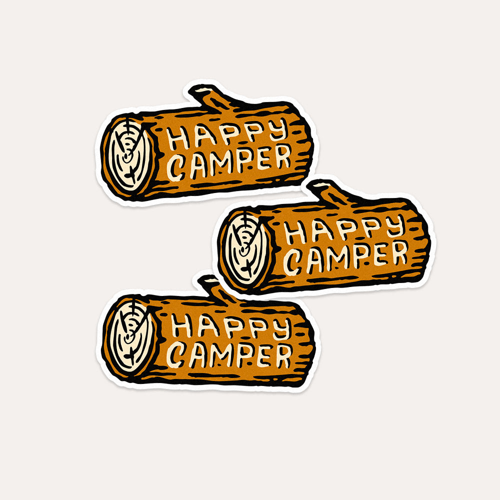 Happy Camper - Vinyl Sticker