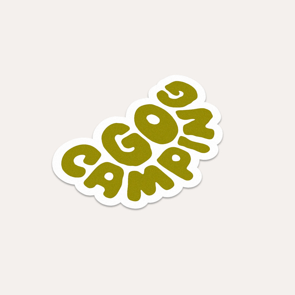 Go Camping - Vinyl Sticker