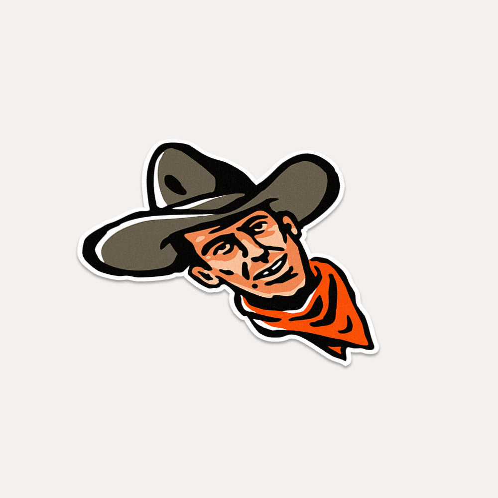 Western Cowboy - Vinyl Sticker