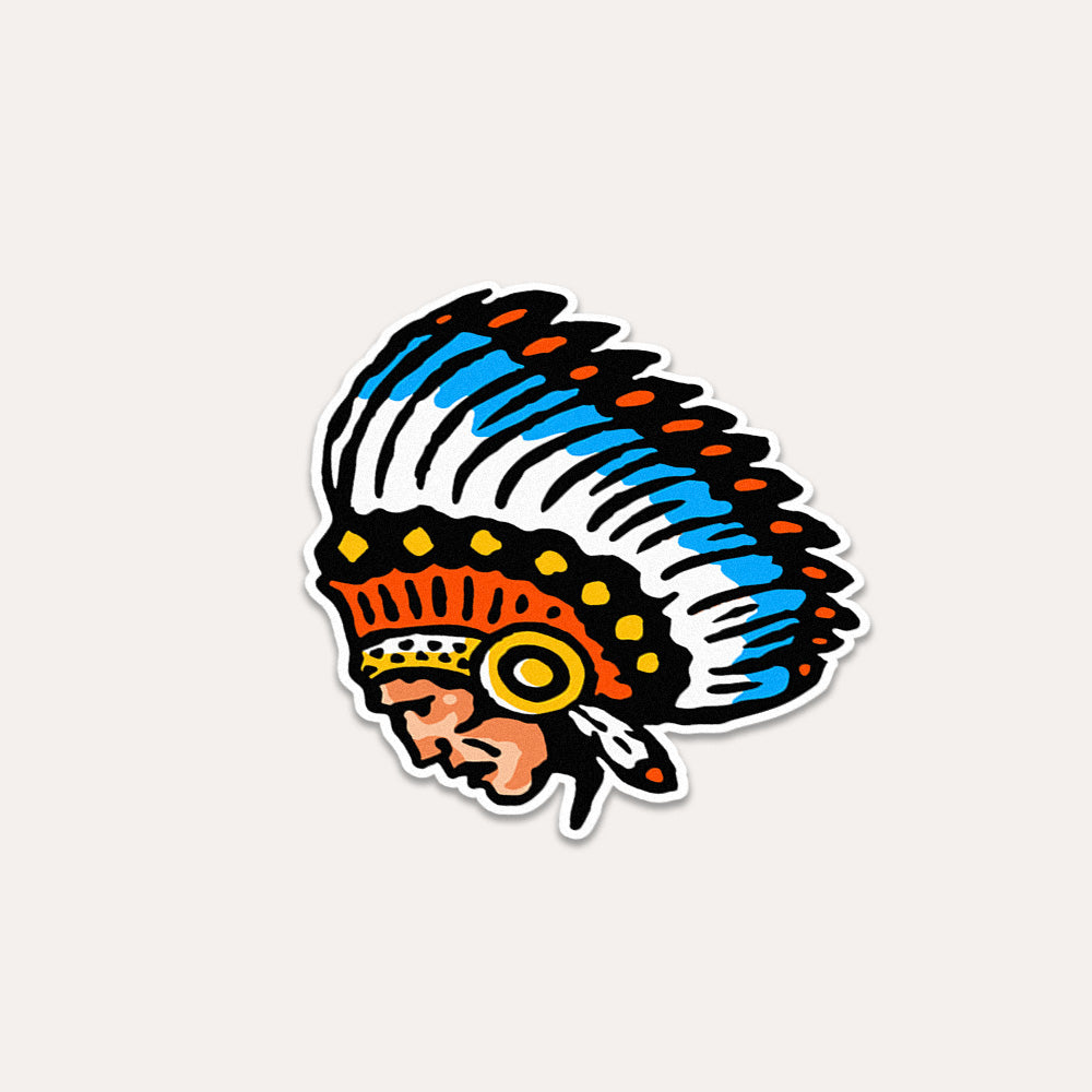 Indian Chief - Vinyl Sticker