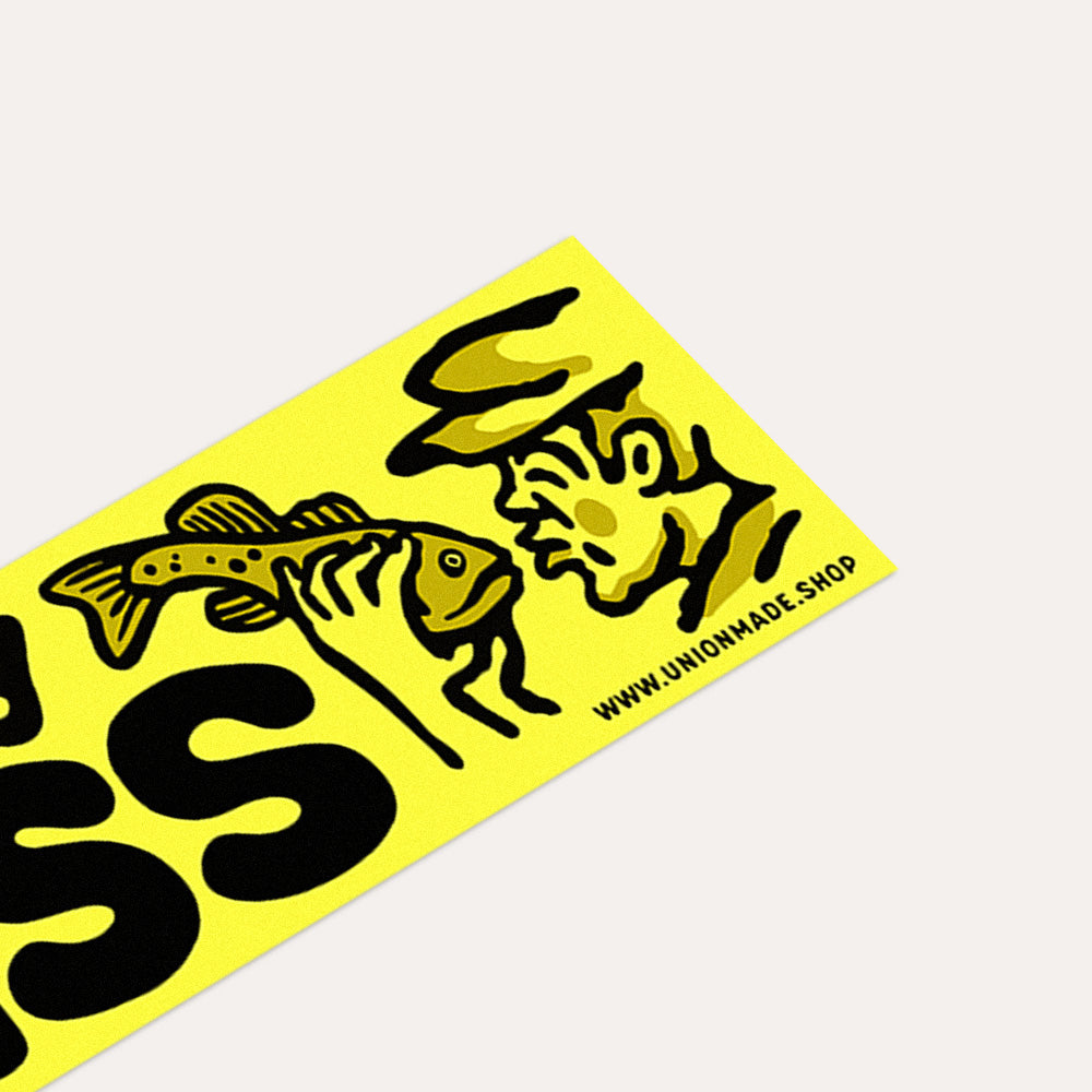 Kiss My Bass - Bumper Sticker