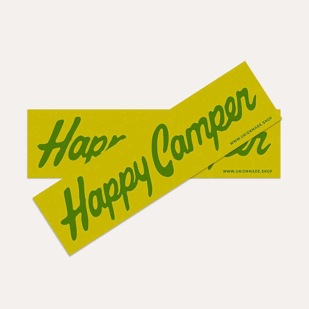 Happy Camper - Bumper Sticker