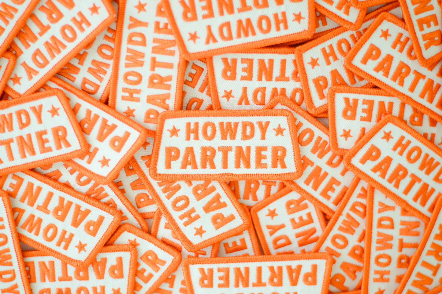 Howdy Partner - Iron On Patch