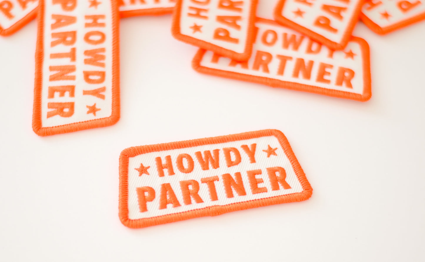 Howdy Partner - Iron On Patch