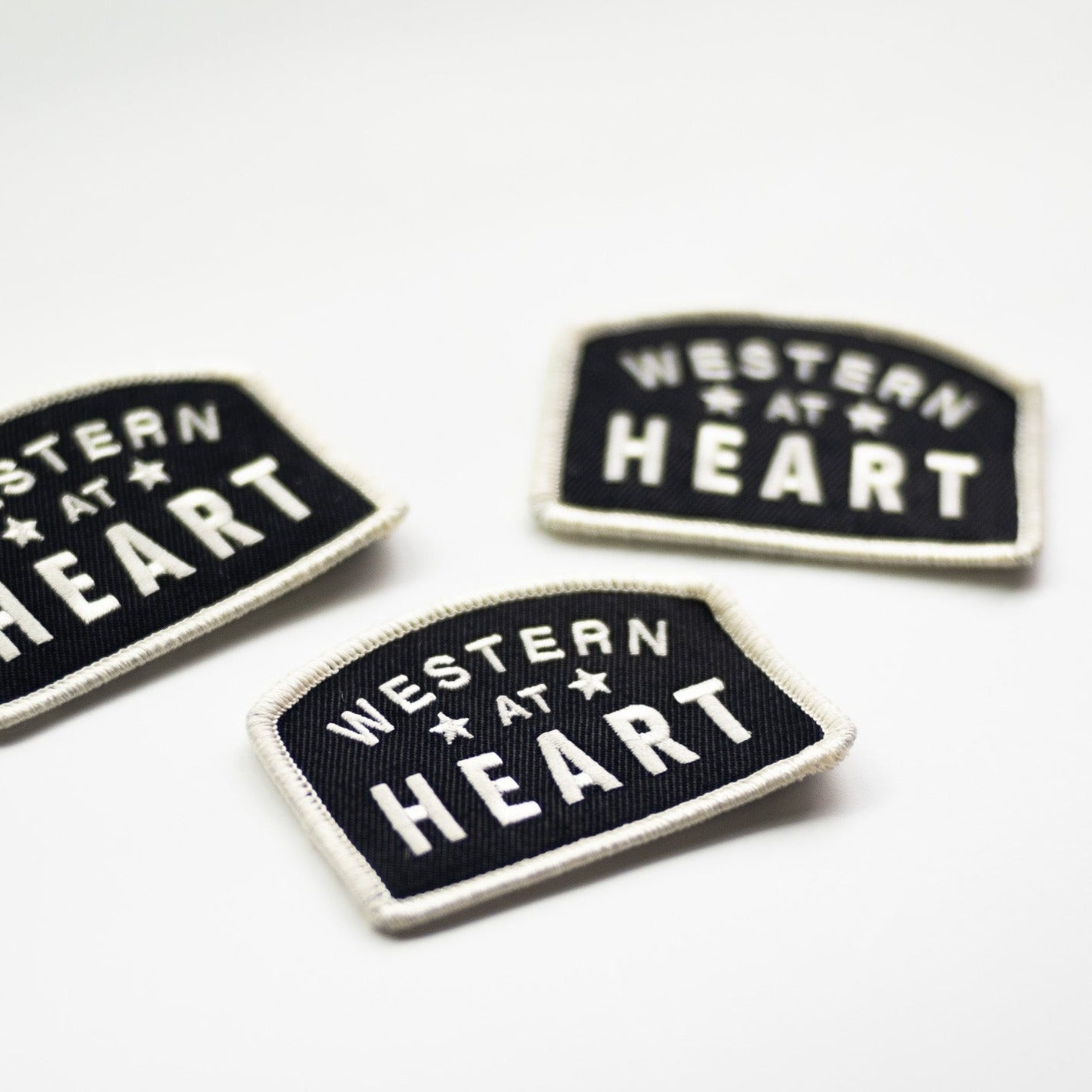 Western At Heart - Iron On Patch