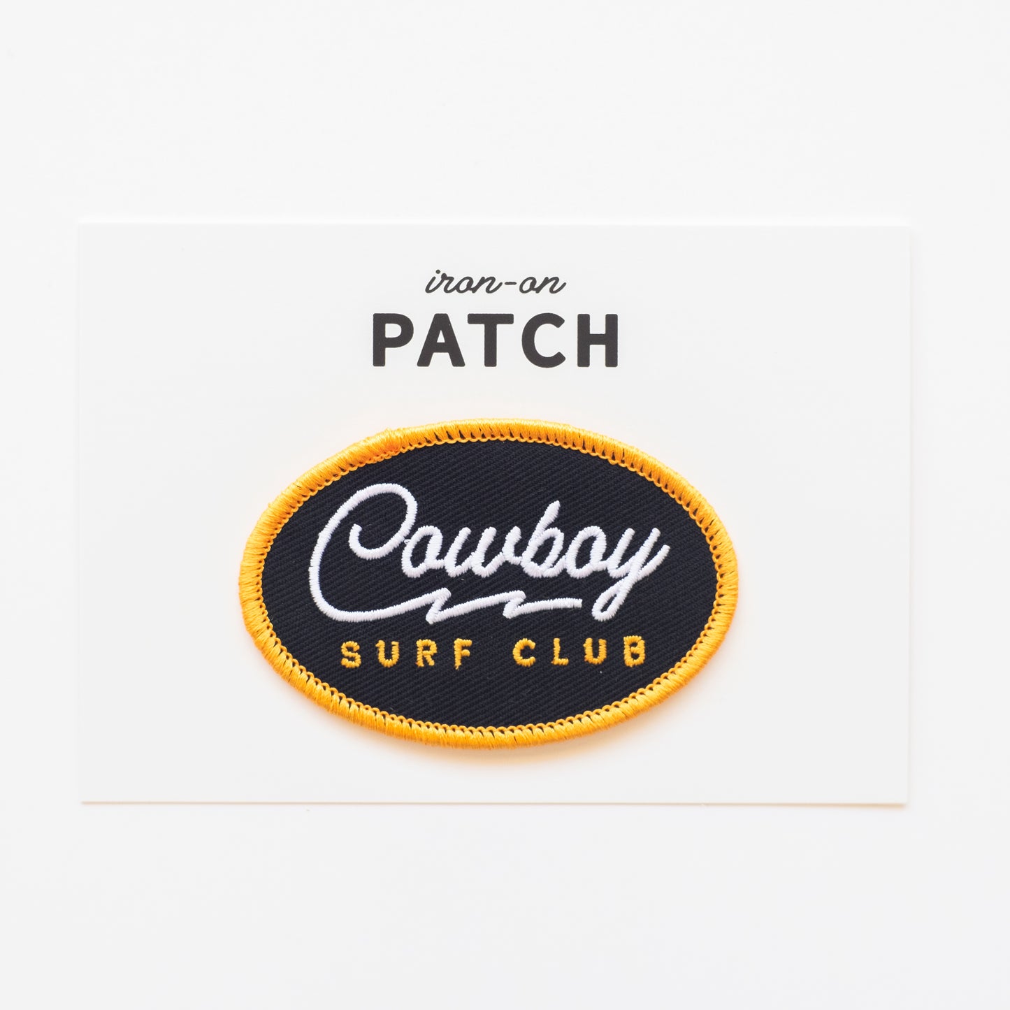 Cowboy Surf Club - Iron On Patch