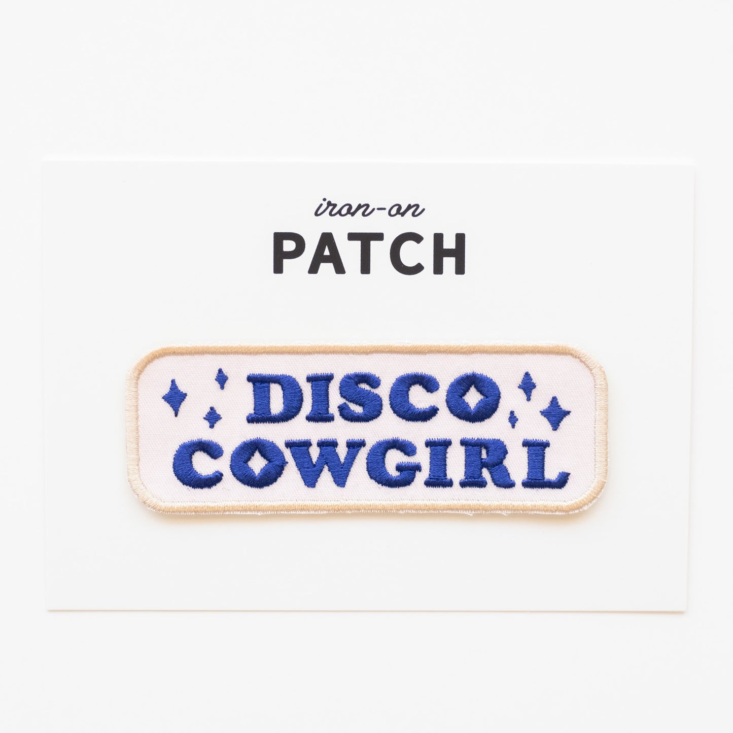 Disco Cowgirl - Iron On Patch