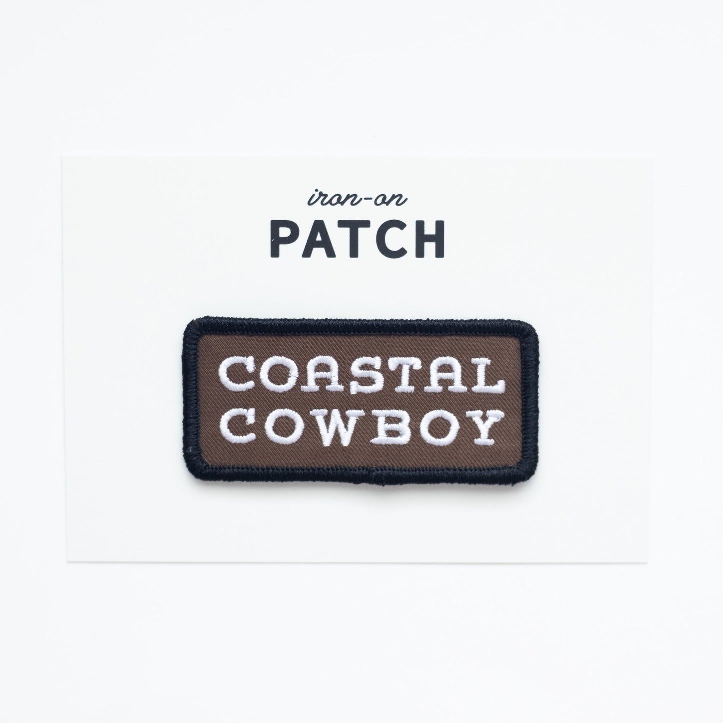 Coastal Cowboy - Iron On Patch