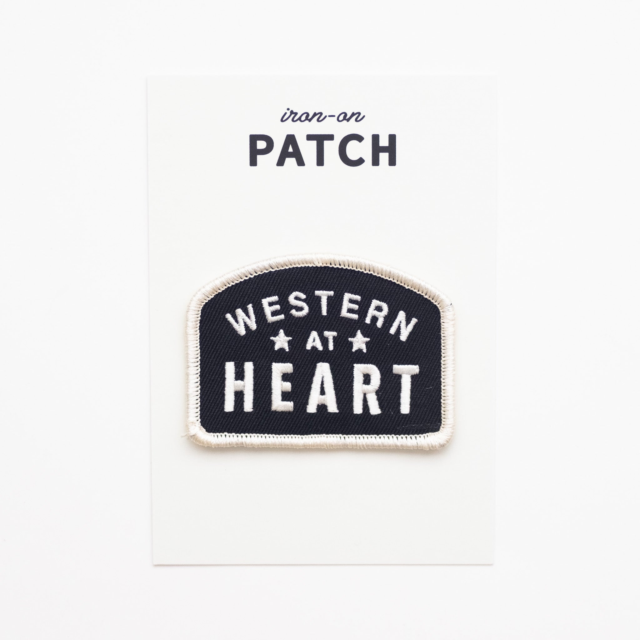 Western At Heart - Iron On Patch