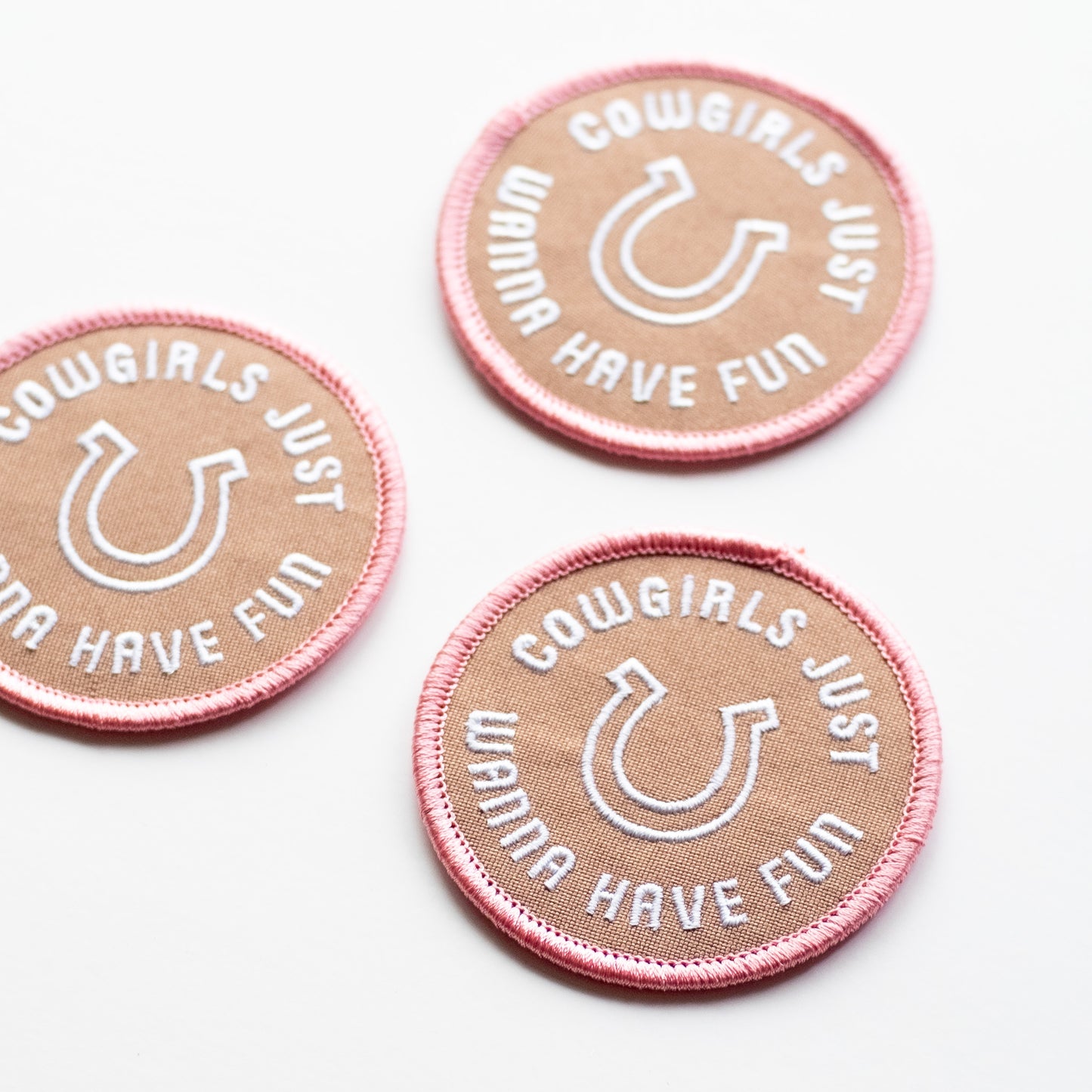 Cowgirls Just Wanna Have Fun - Iron On Patch