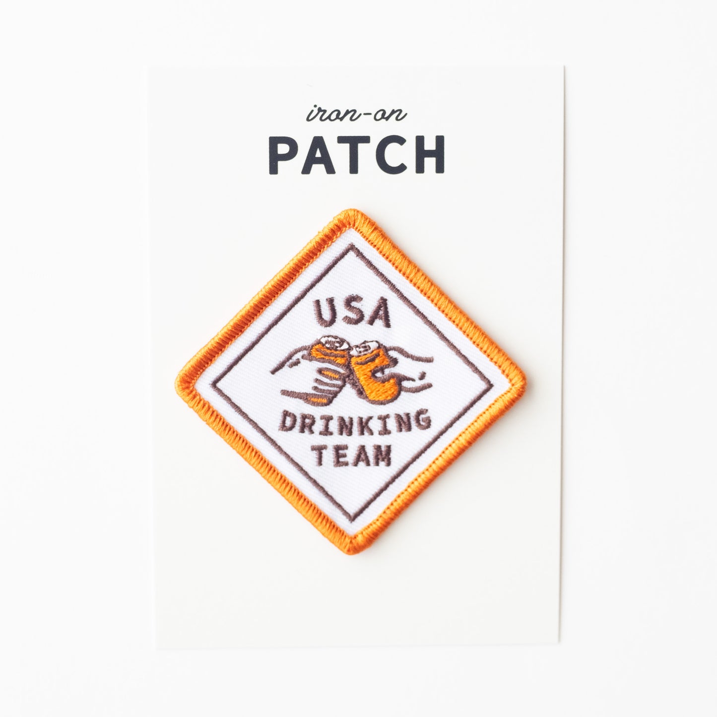 USA Drinking Team - Iron On Patch