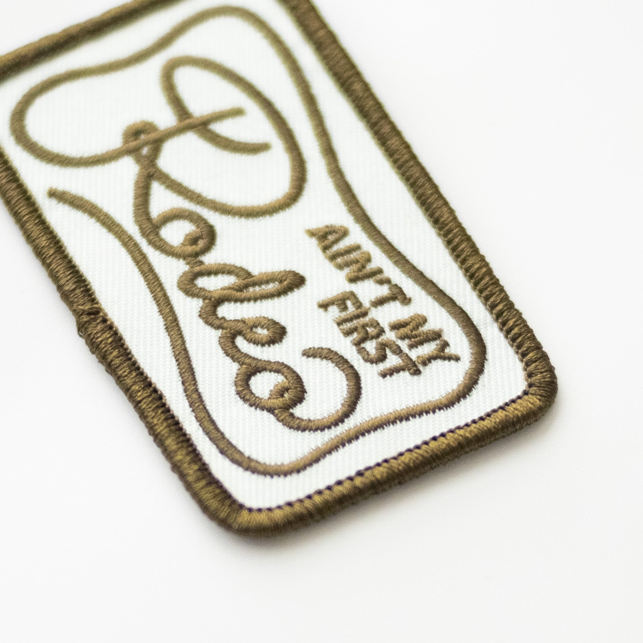 Ain't My First Rodeo- Iron On Patch - Green + White