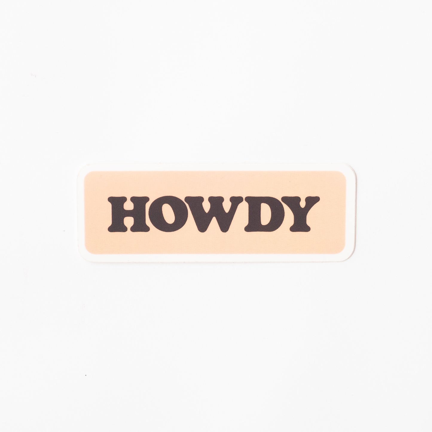 Howdy Three Pack of Vinyl Stickers