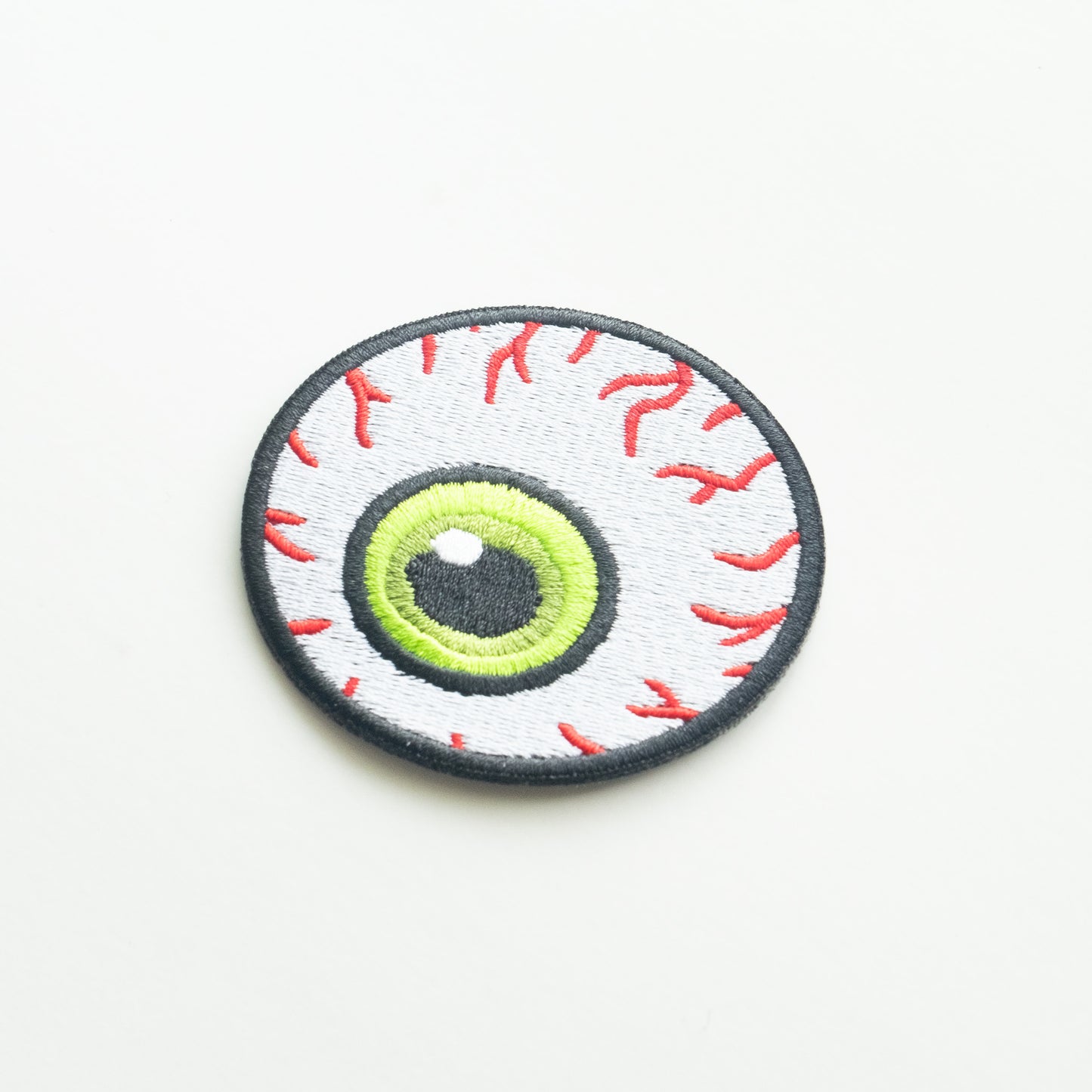 Green Eyeball - Iron On Patch