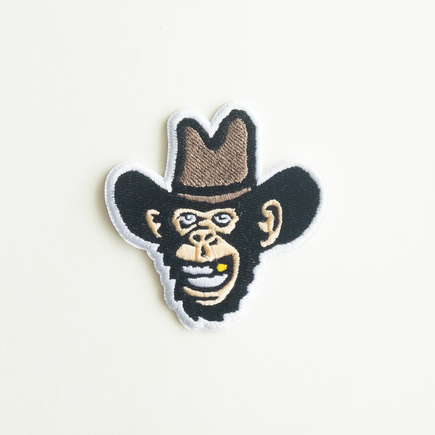 Monkey Cowboy - Iron On Patch