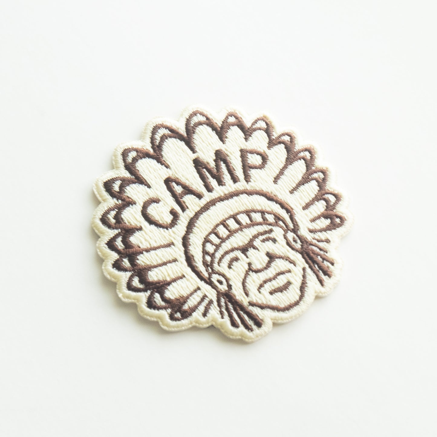 Indian Chief Camp - Iron On Patch