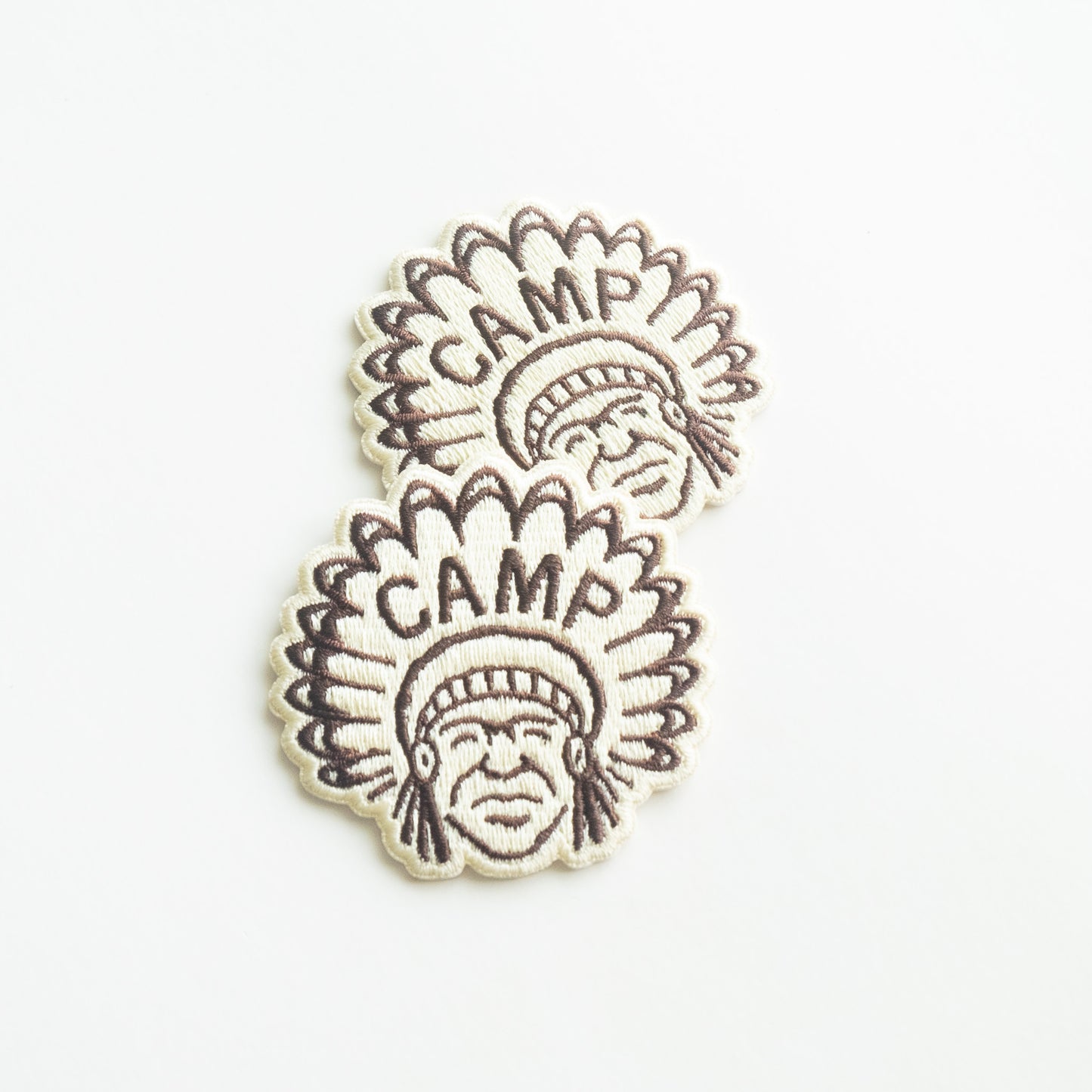 Indian Chief Camp - Iron On Patch