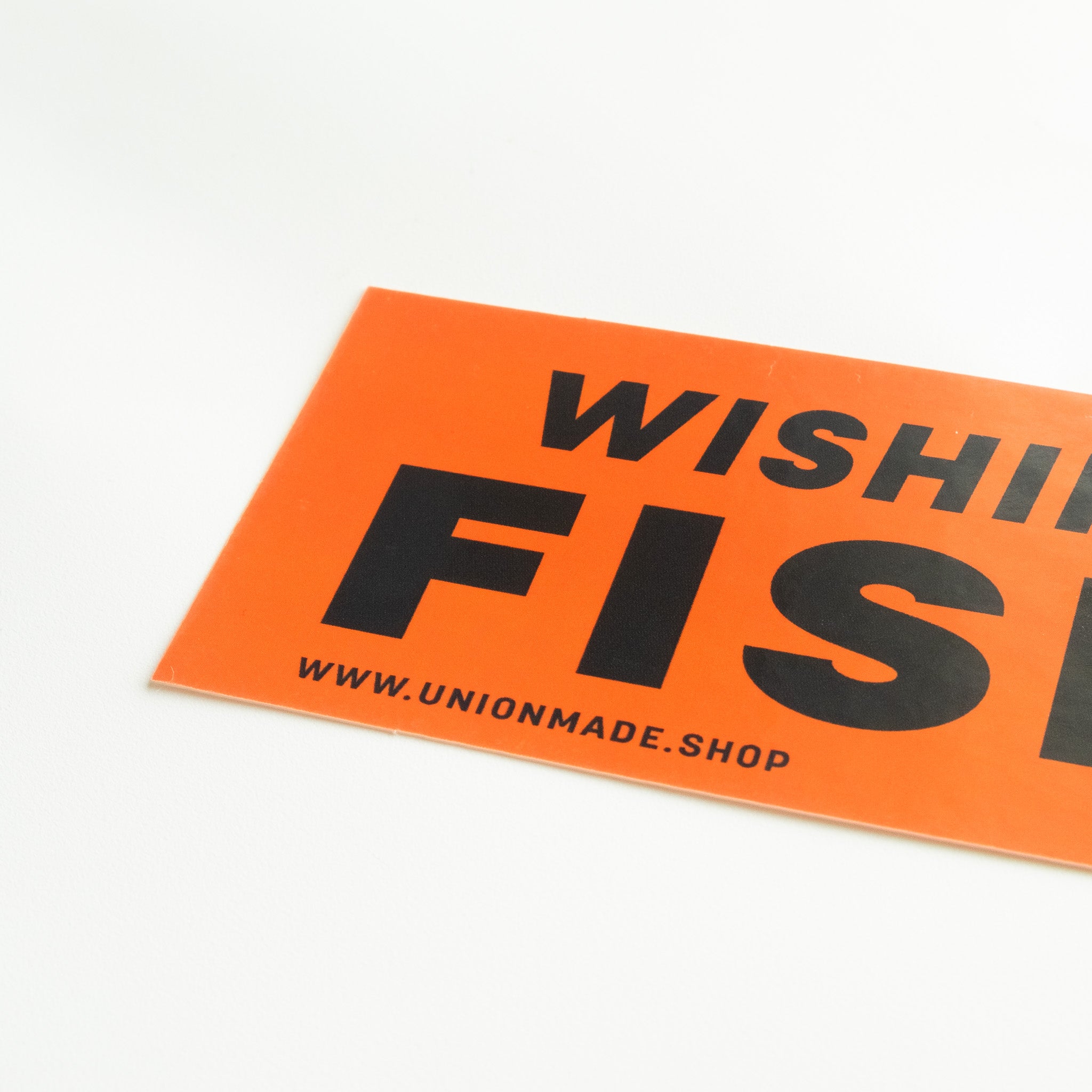 Wishin' I Was Fishin' - Bumper Sticker