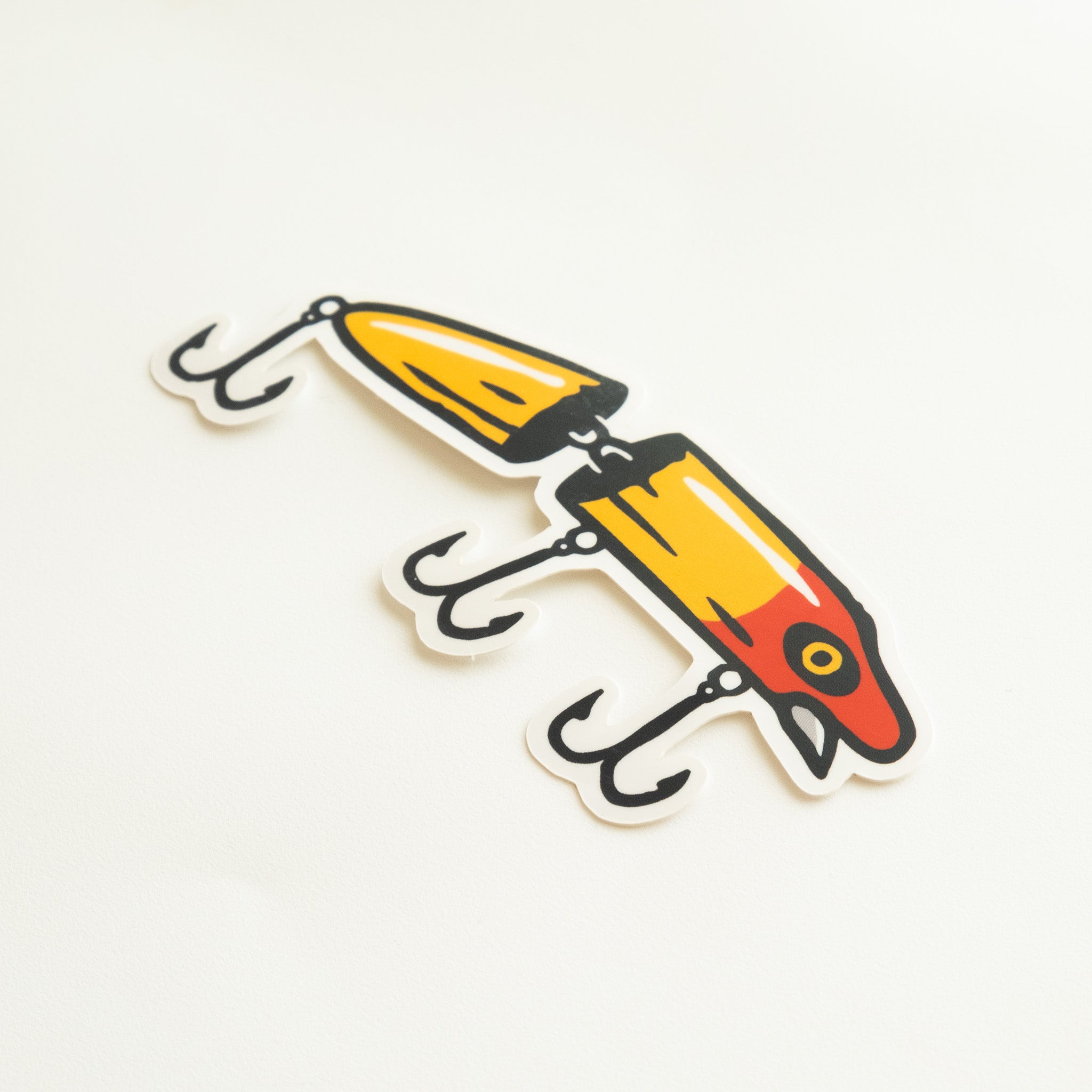 Vintage Fishing Lure Vinyl Sticker