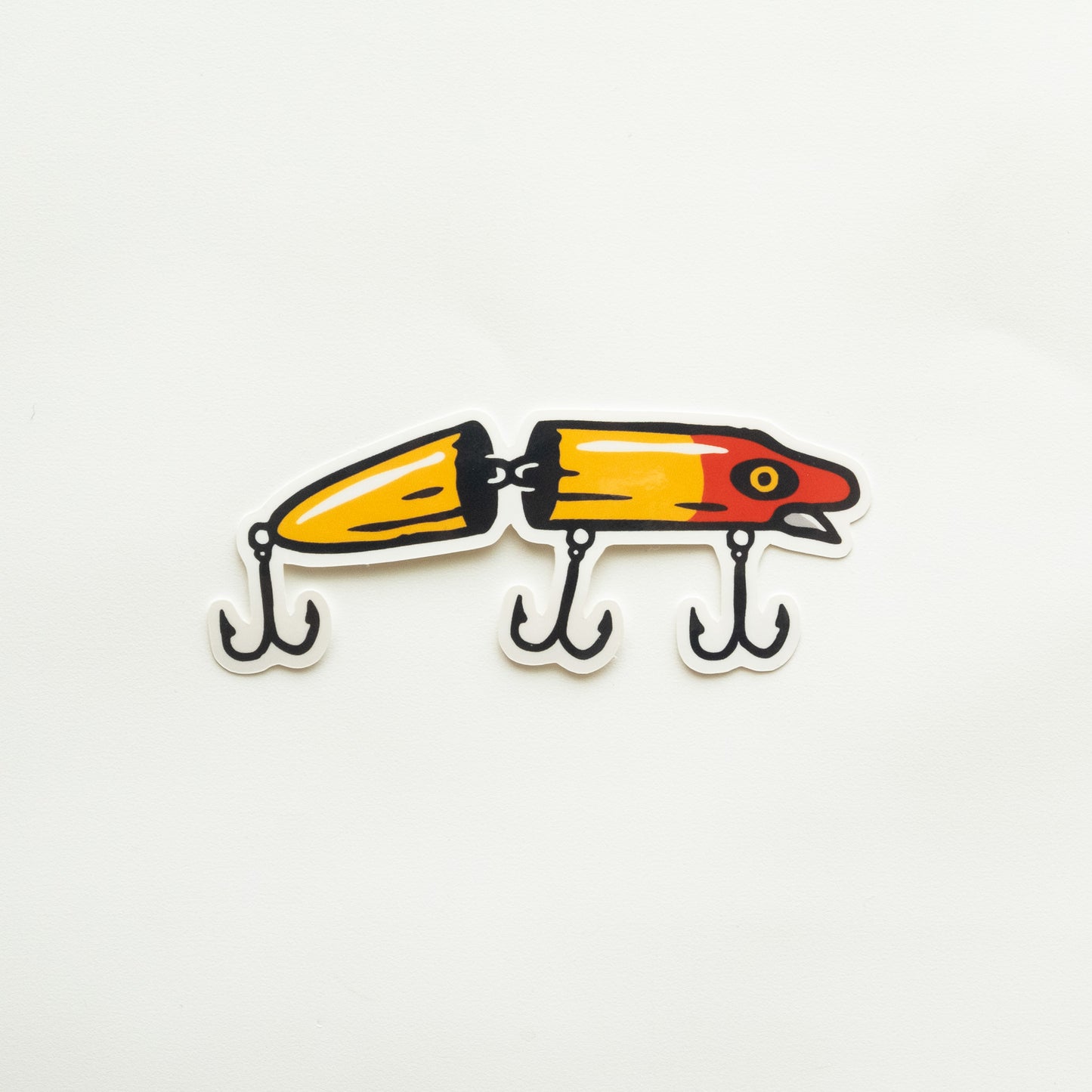 Vintage Fishing Lure Vinyl Sticker