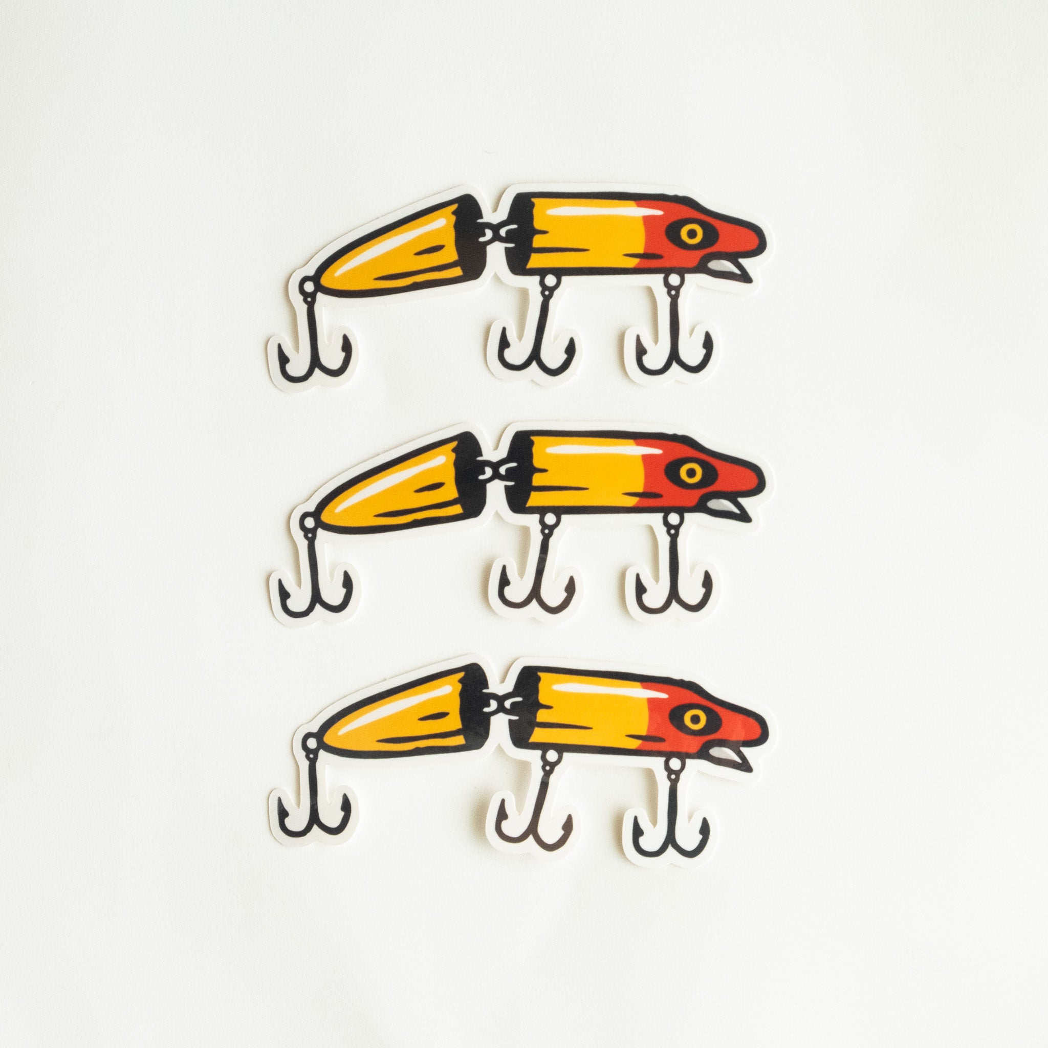 Vintage Fishing Lure Vinyl Sticker