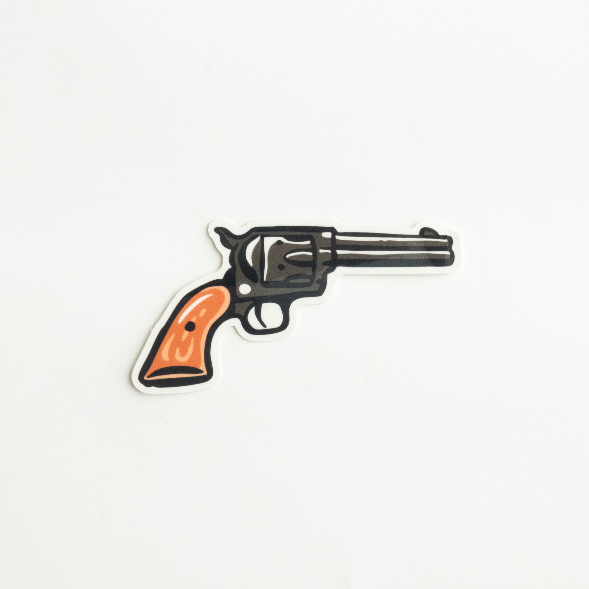 Revolver Vinyl Sticker - Western Six-Shooter