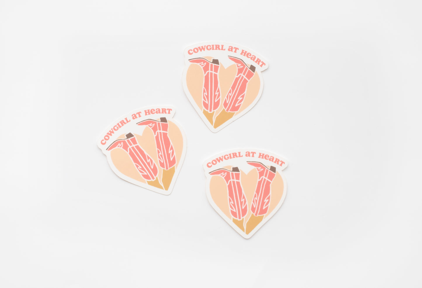 Cowgirl at Heart vinyl sticker