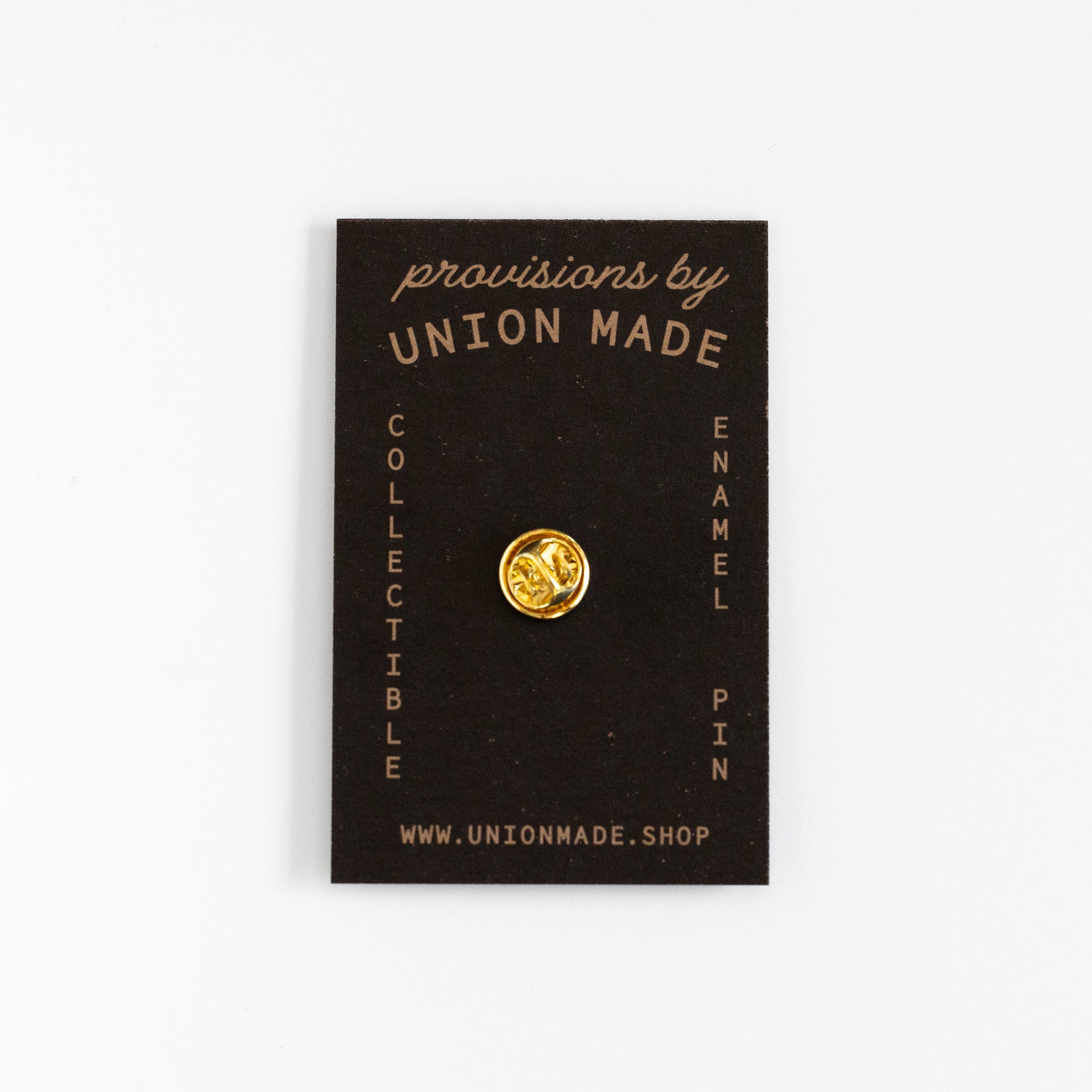 Monarch Butterfly Enamel Pin - Metallic Gold