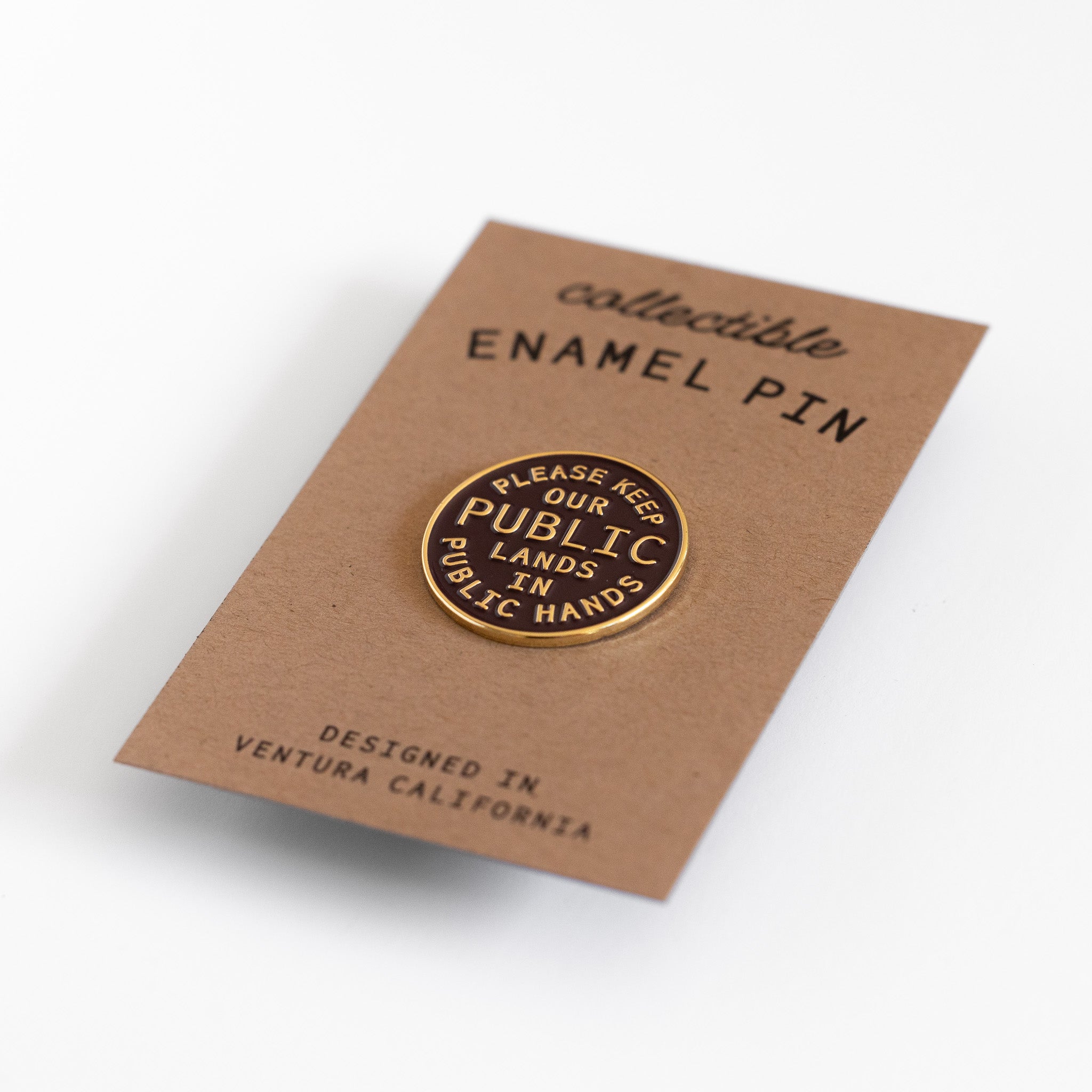 Public Lands Enamel Pin