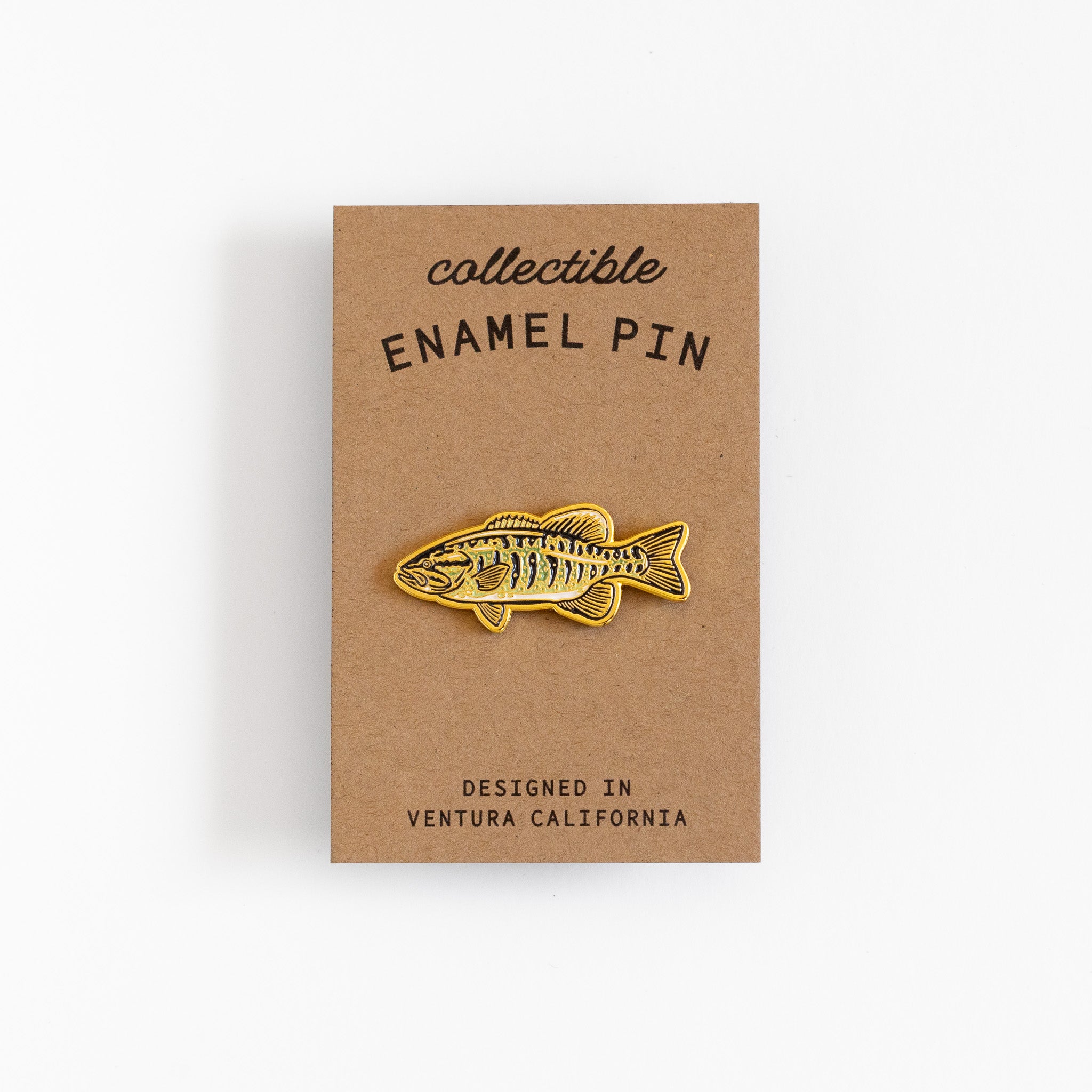 Smallmouth Bass Enamel Pin