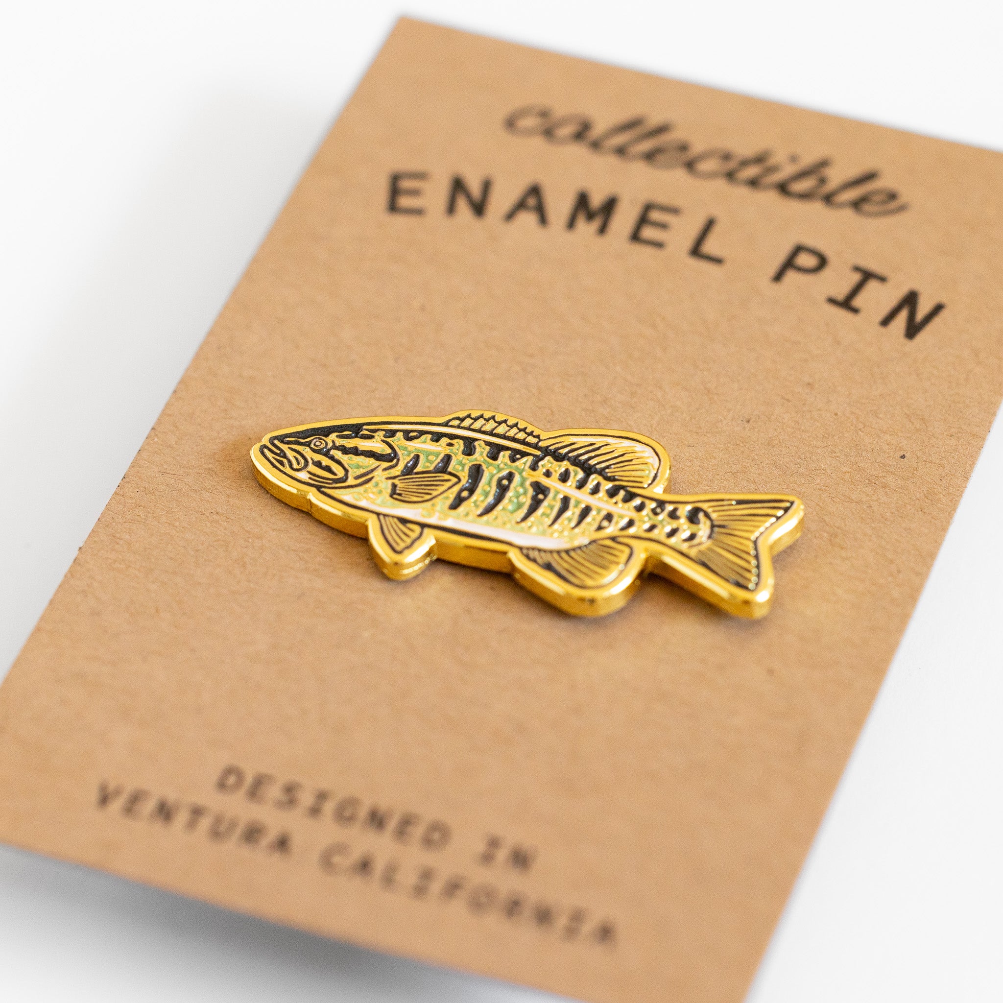 Smallmouth Bass Enamel Pin