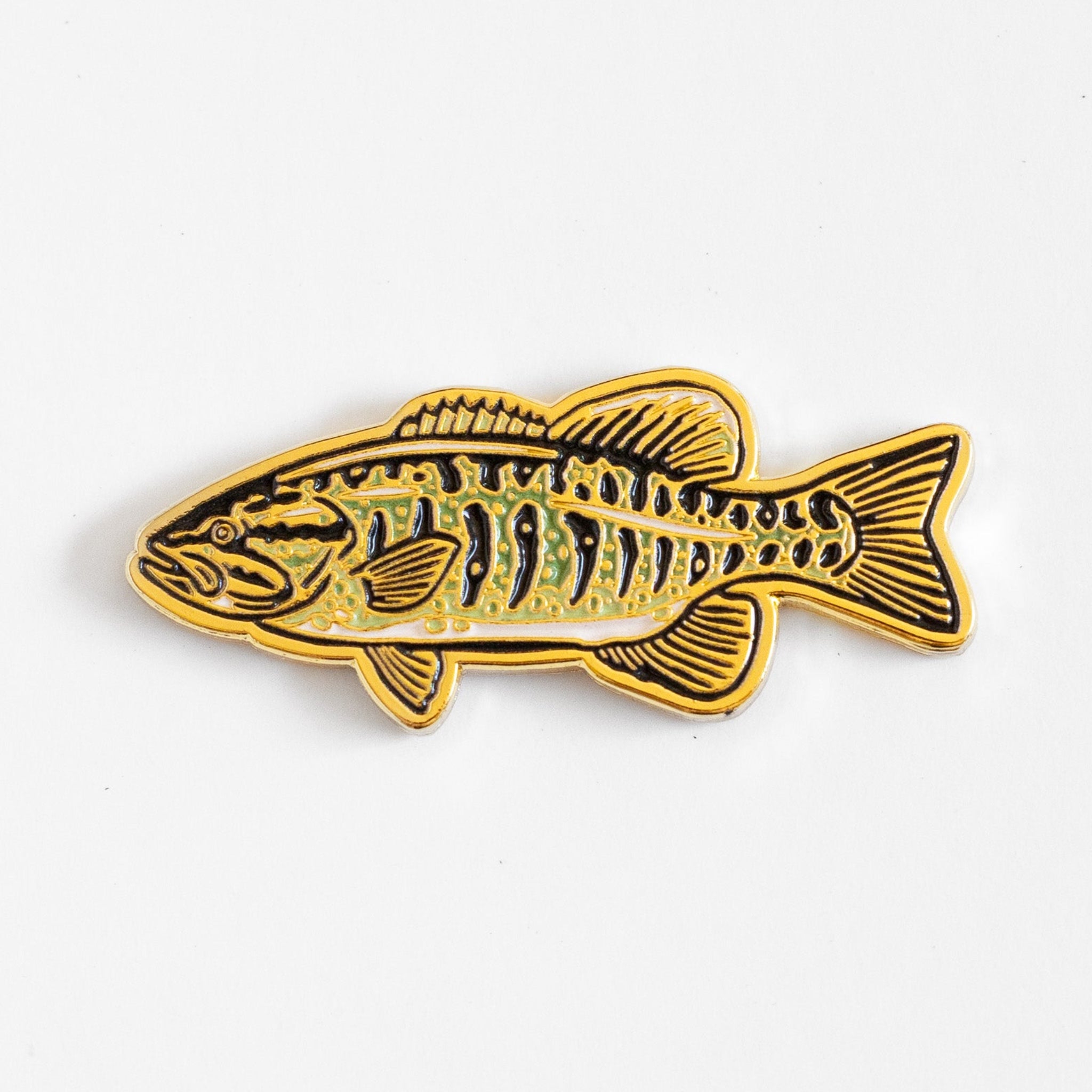 Smallmouth Bass Enamel Pin