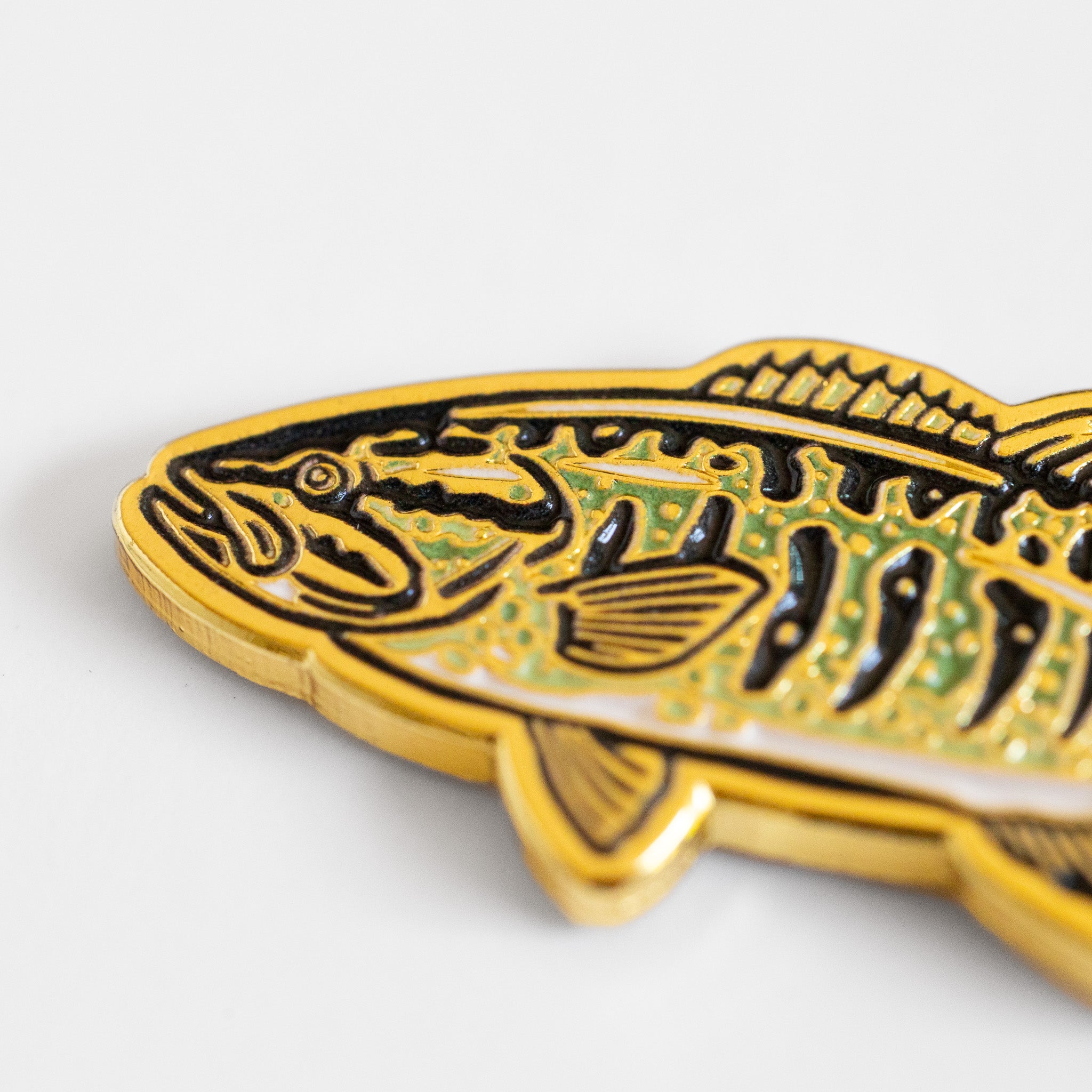Smallmouth Bass Enamel Pin