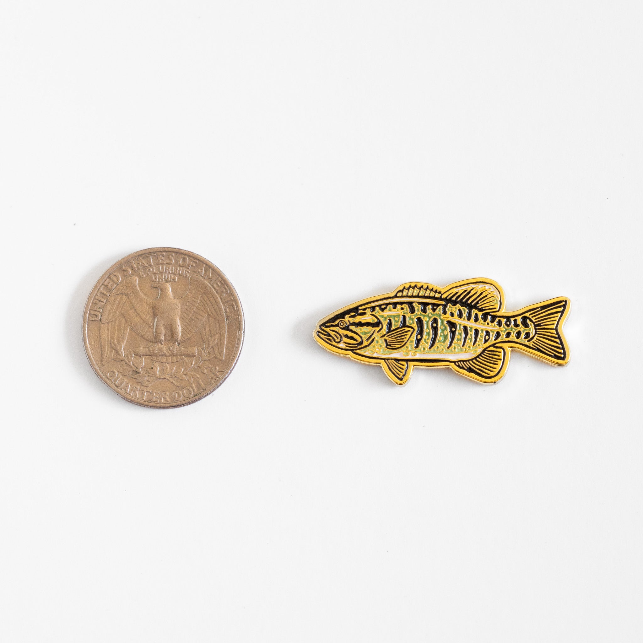 Smallmouth Bass Enamel Pin
