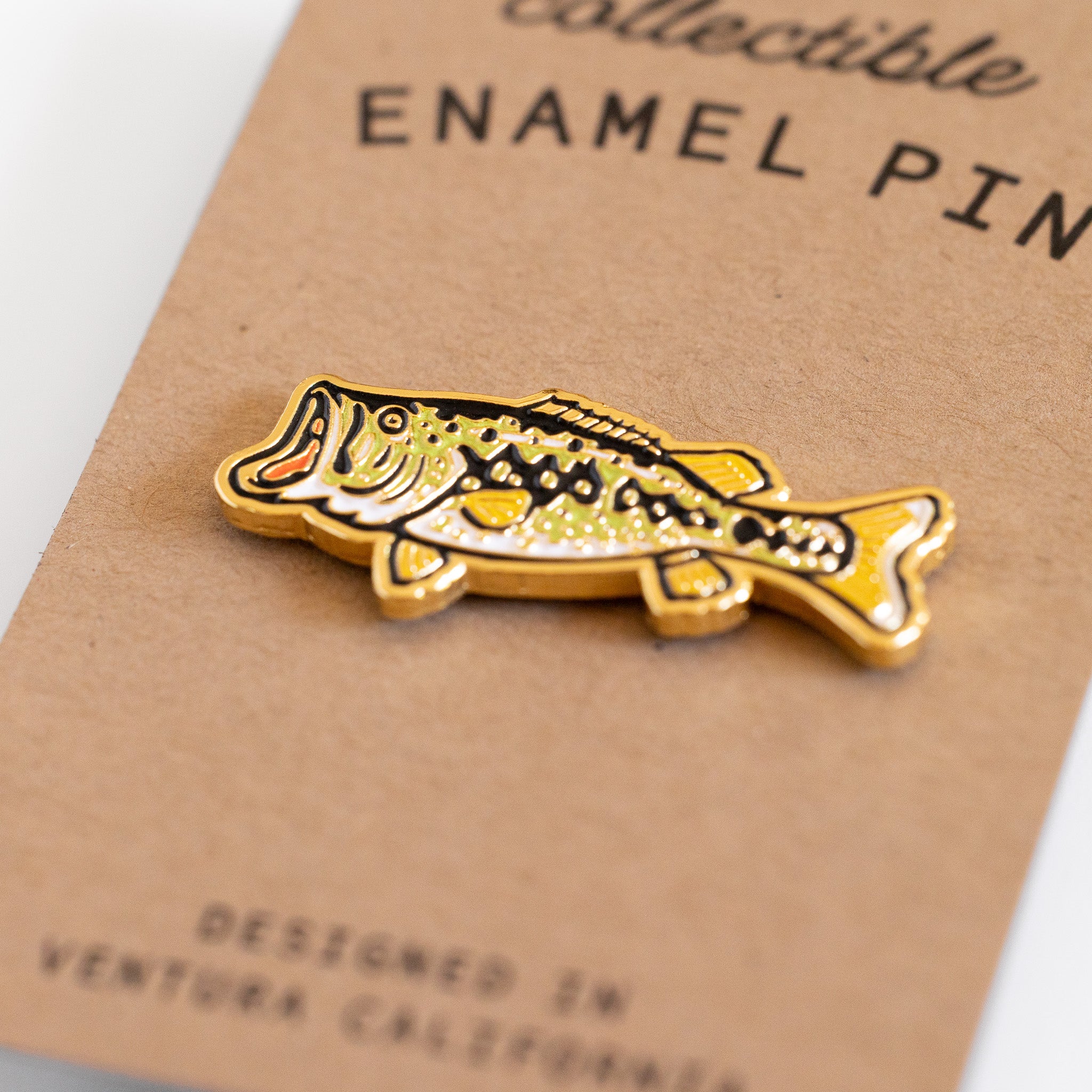 Largemouth Bass Enamel Pin