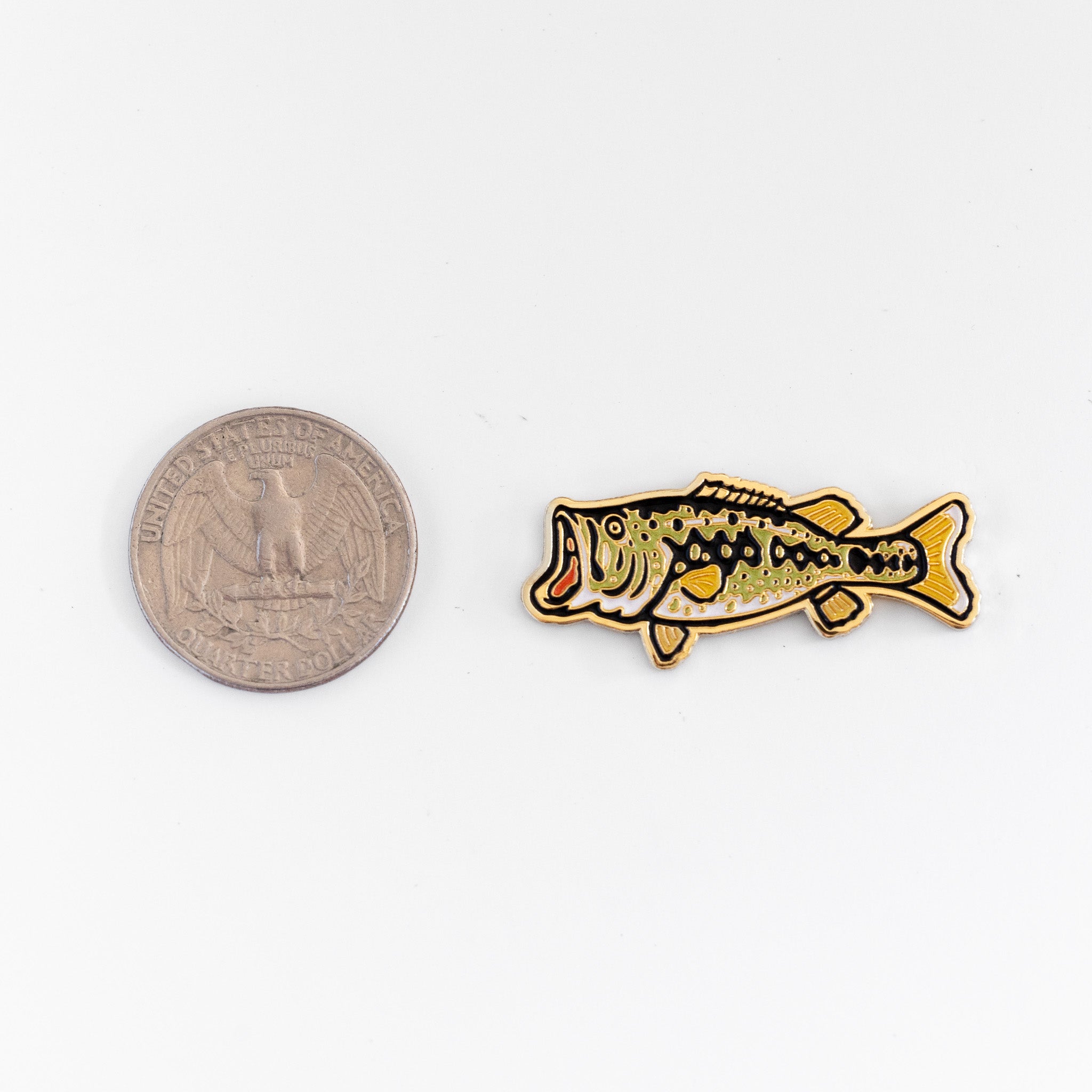 Largemouth Bass Enamel Pin