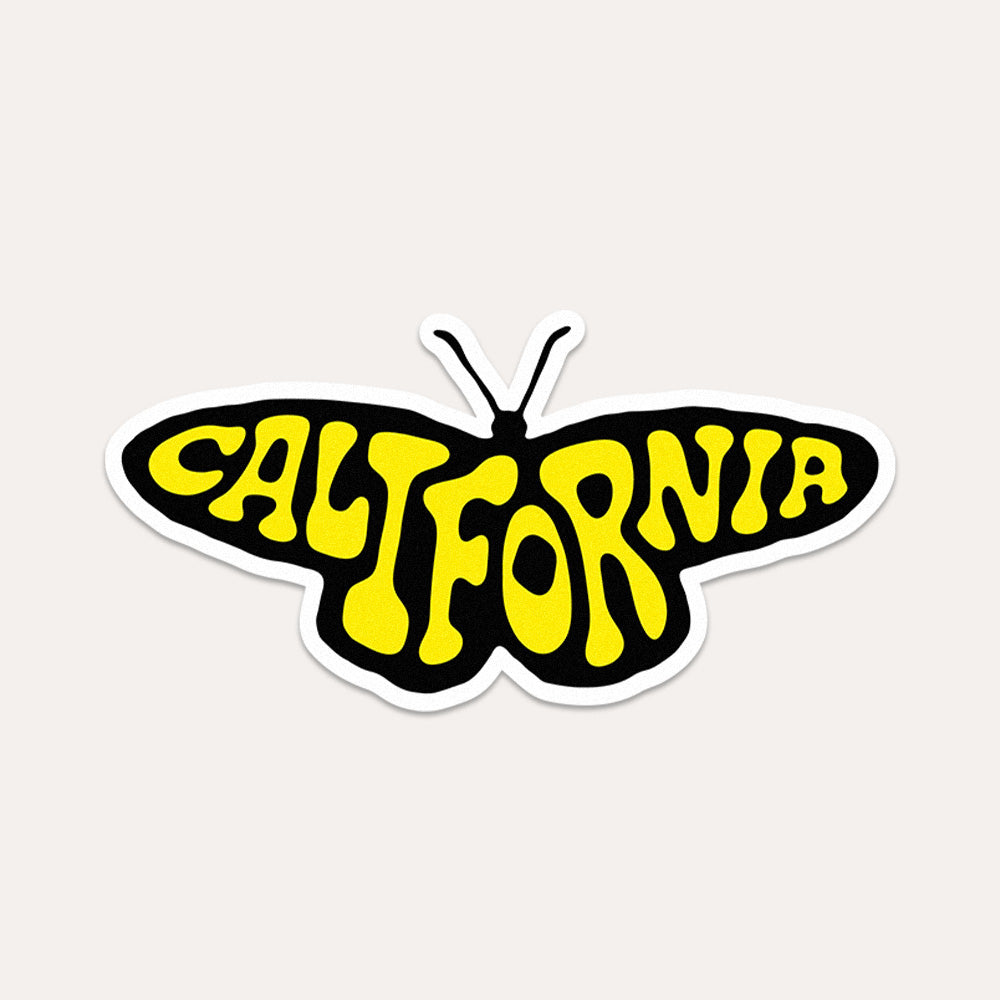 California Butterfly - Vinyl Sticker