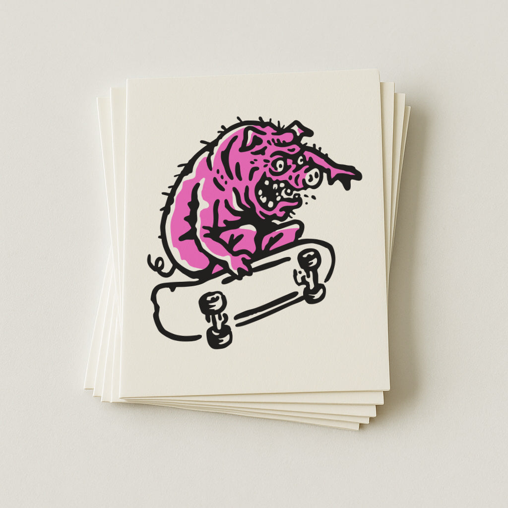 When Pigs Fly - Illustration Print