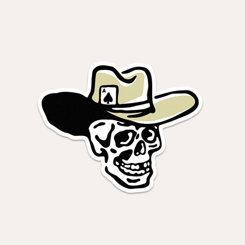 Cowboy Skull - Vinyl Sticker