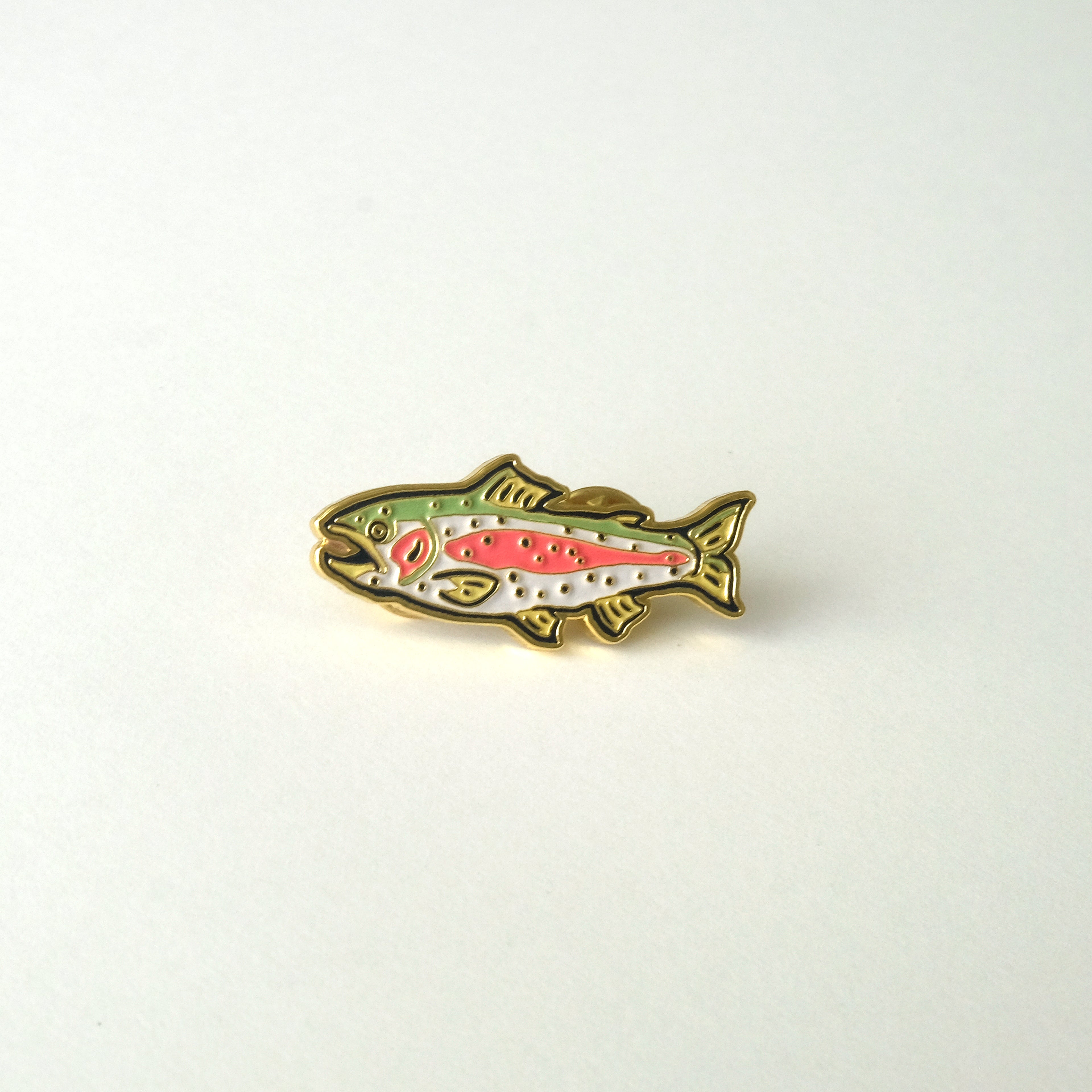 Rainbow Trout - Enamel Pin