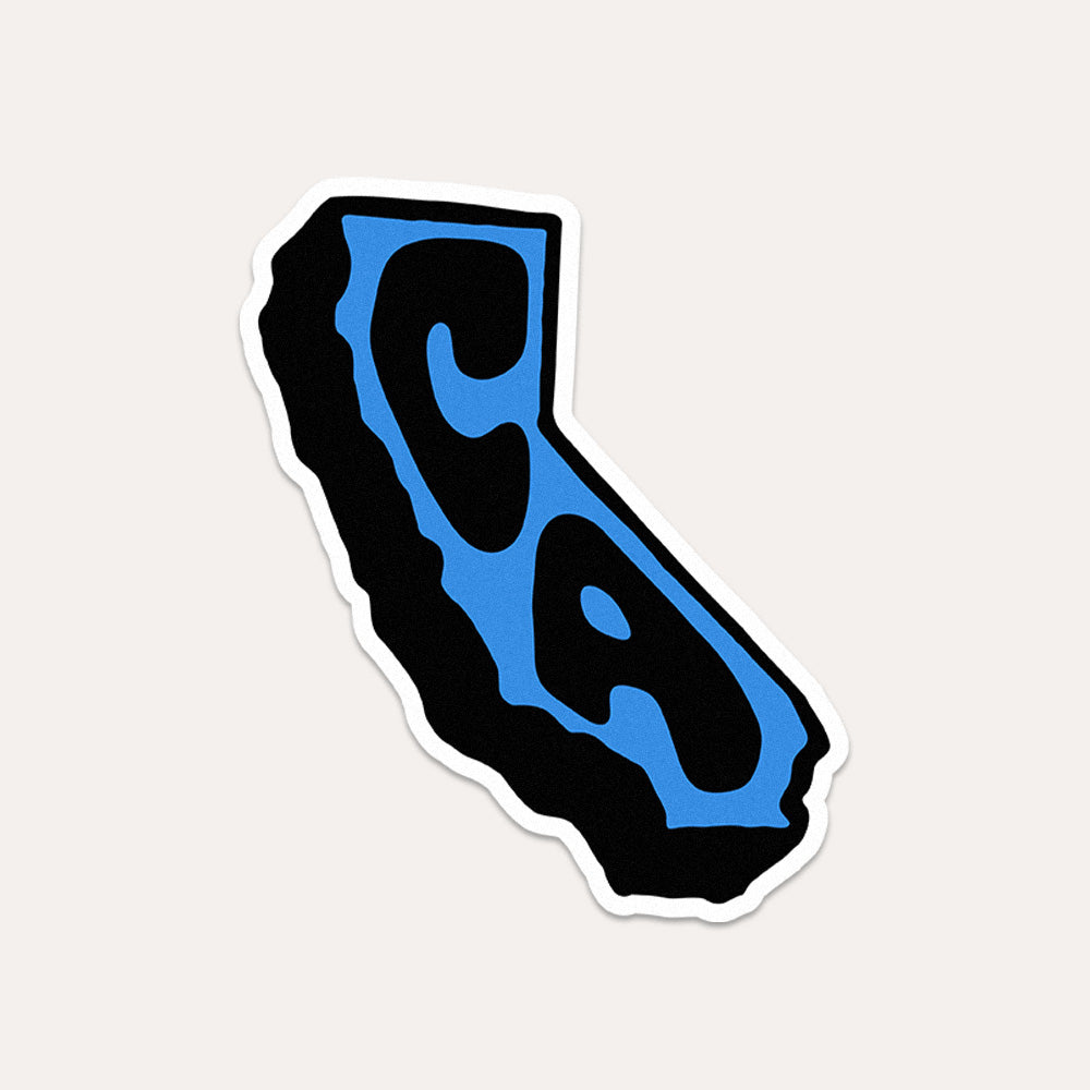 California State 3D - Vinyl Sticker