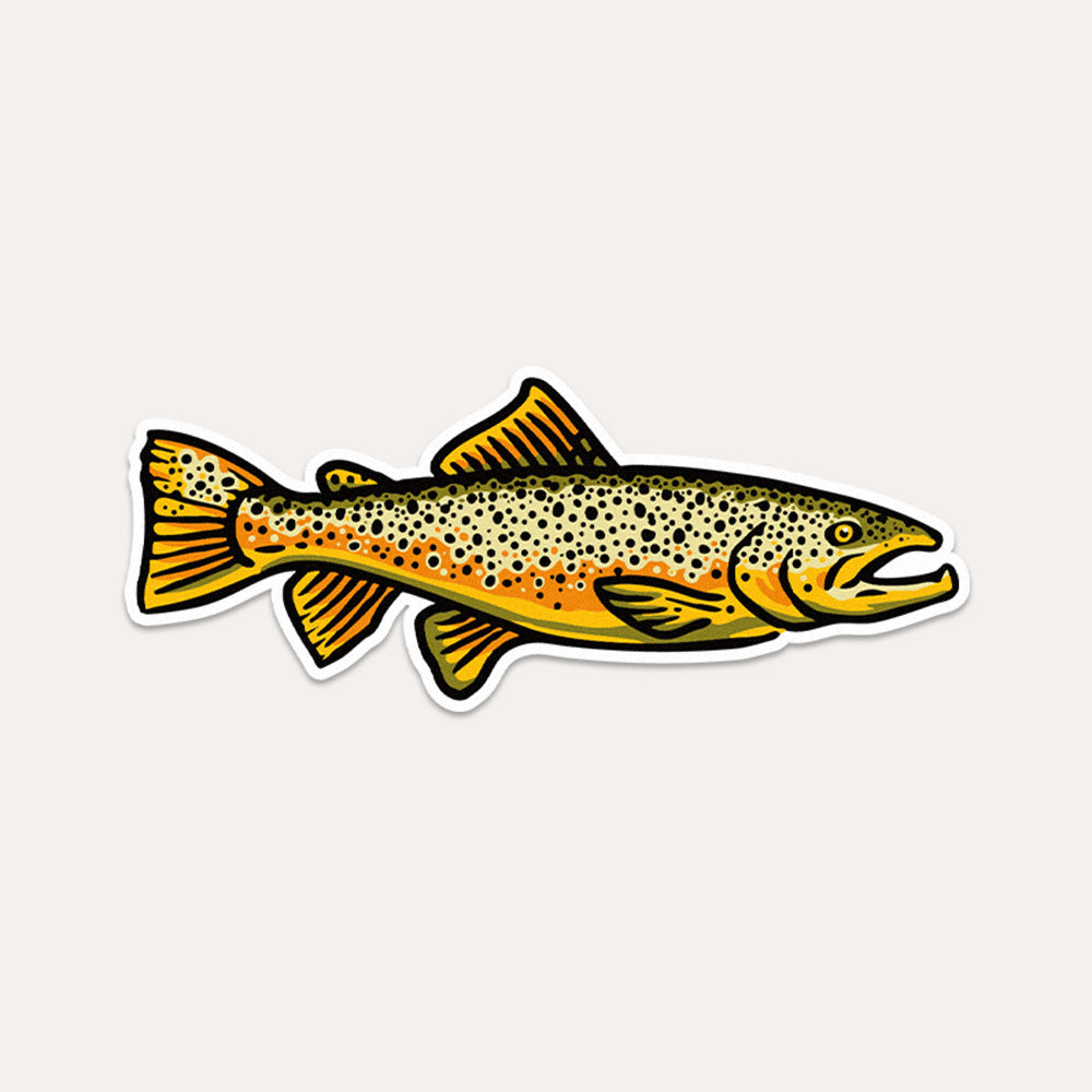 Brown Trout - Vinyl Sticker