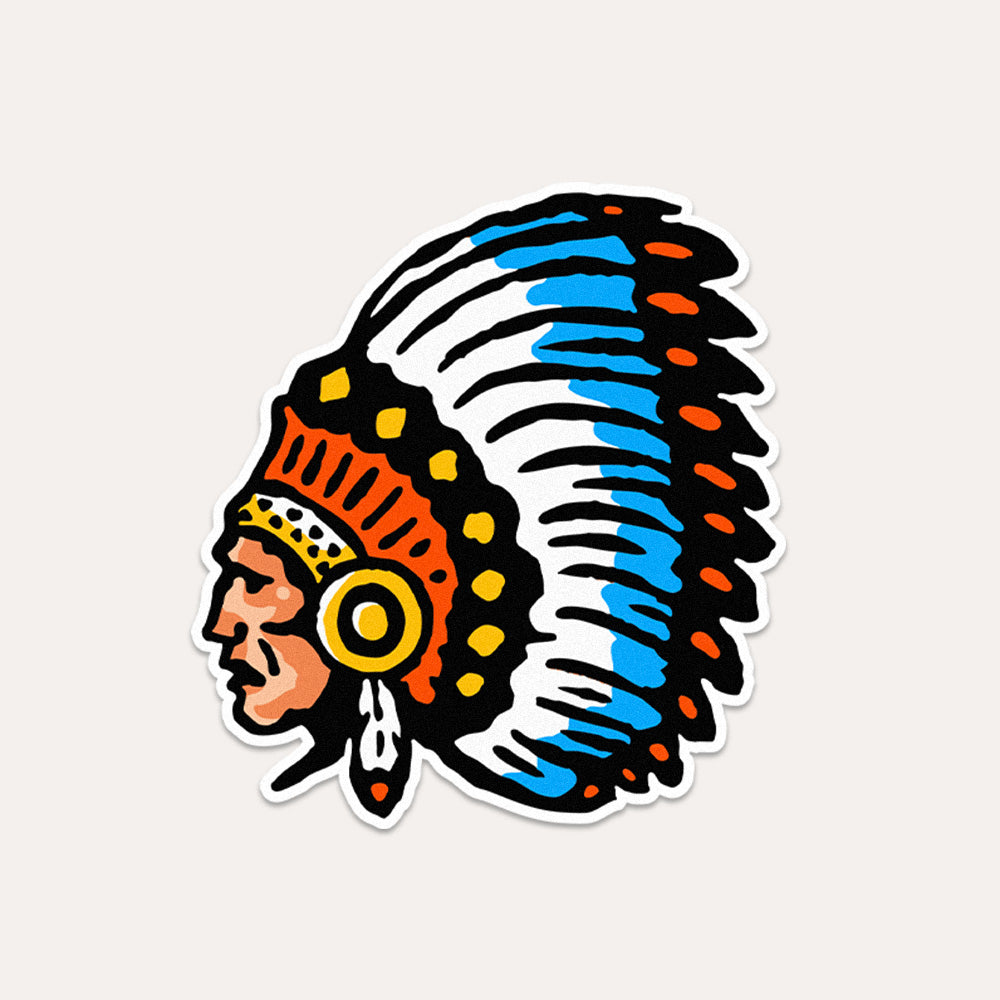 Indian Chief - Vinyl Sticker