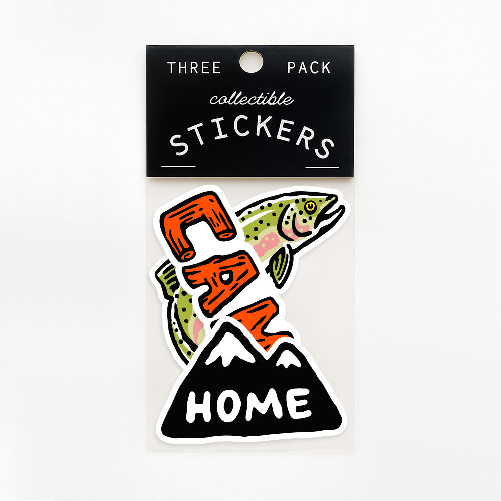 Camp 02 Vinyl Stickers - Three Pack