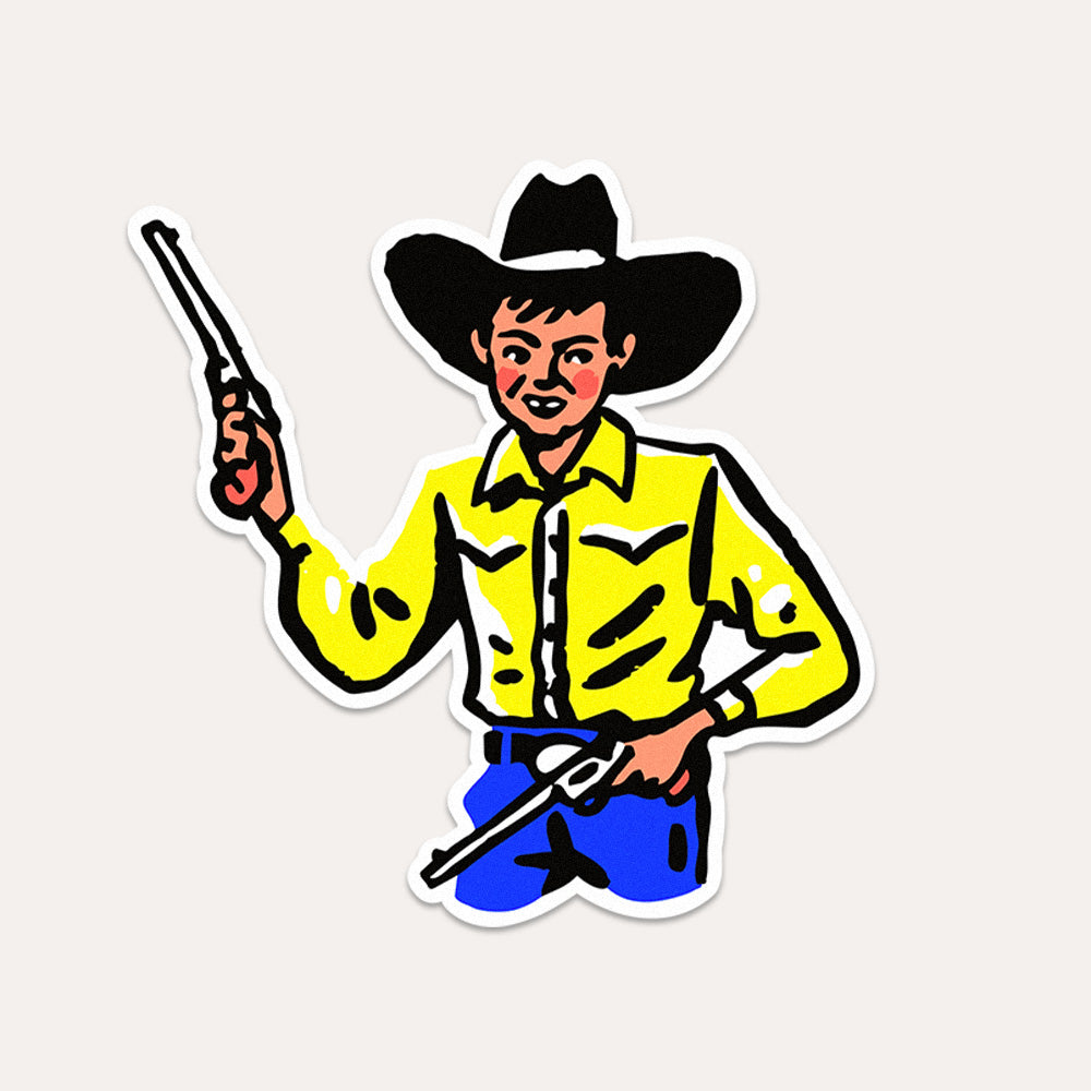 Western Boy - Vinyl Sticker