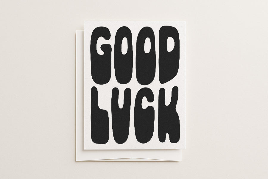 Good Luck - Blank Card