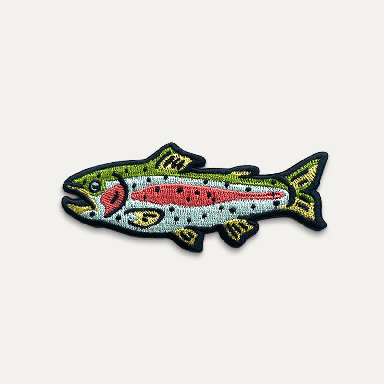 Rainbow Trout - Iron On Patch